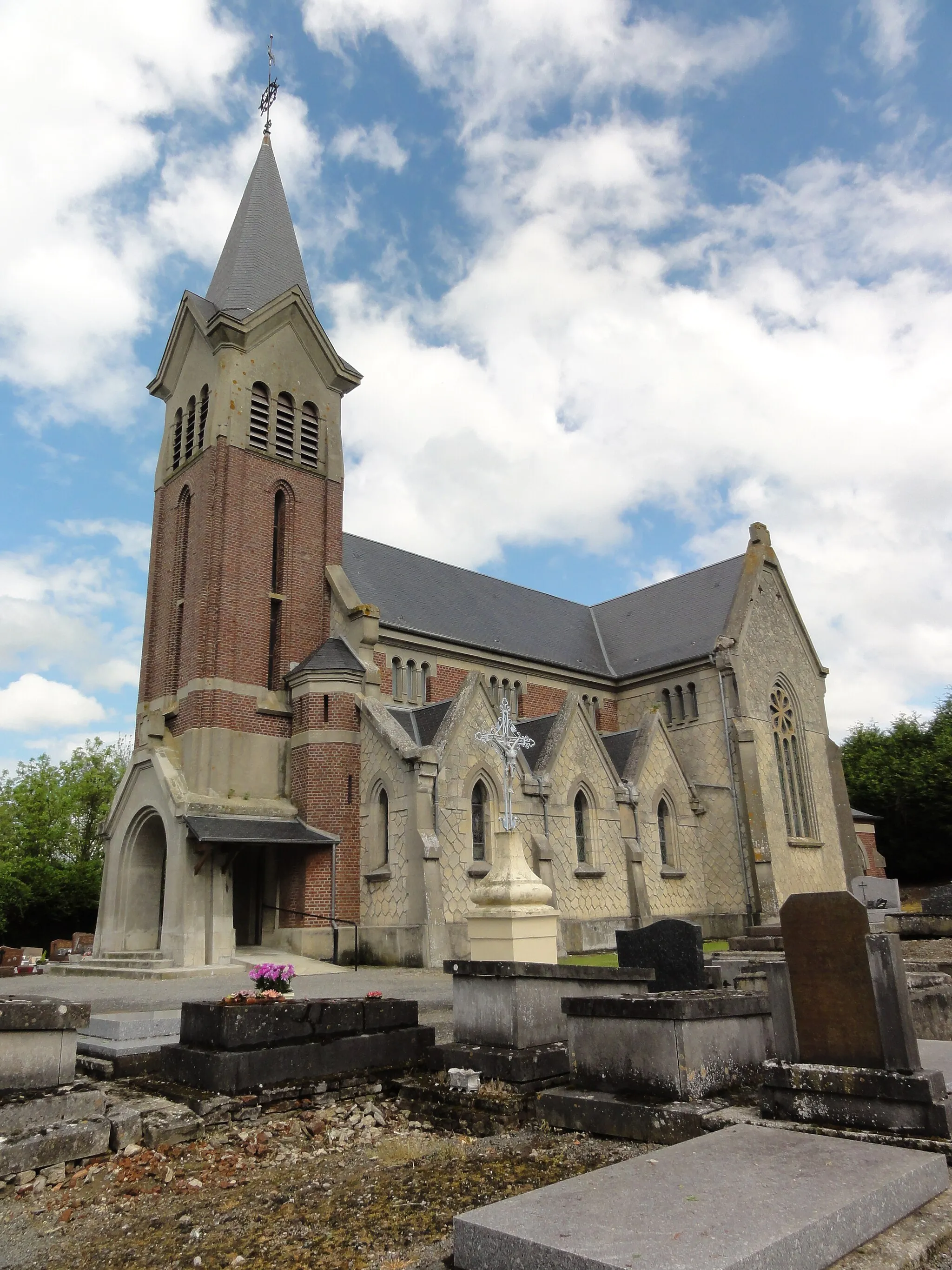 Photo showing: Servais (Aisne) église