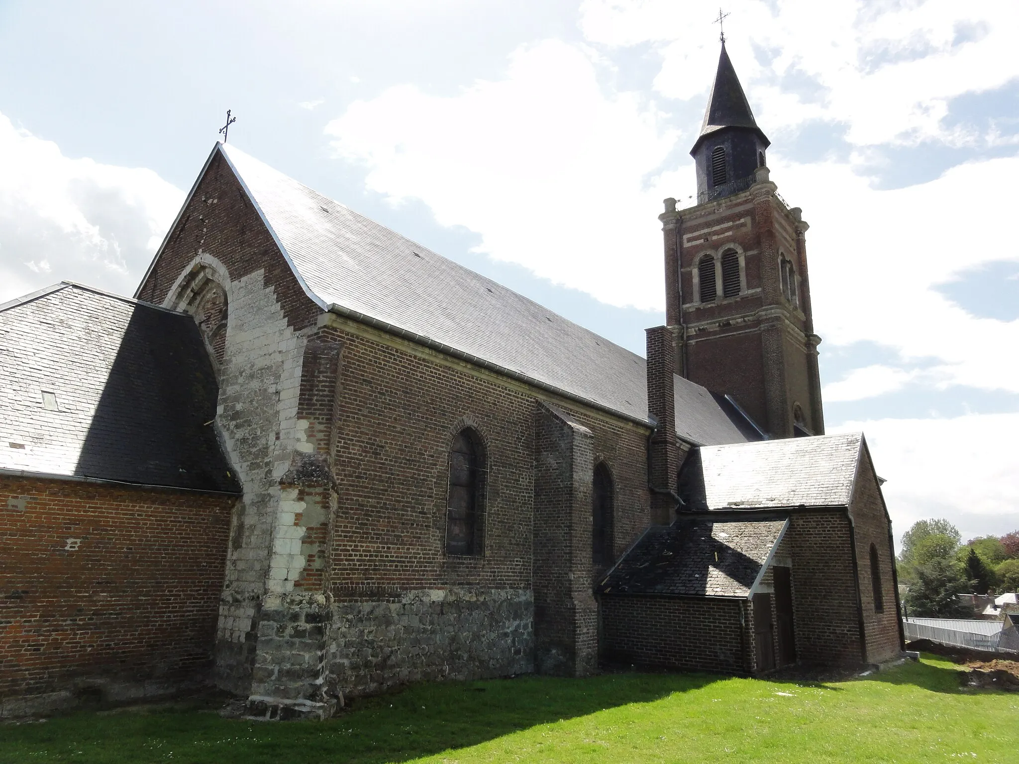 Photo showing: Séry-lès-Mézières (Aisne) église Saint-Martin extérieur