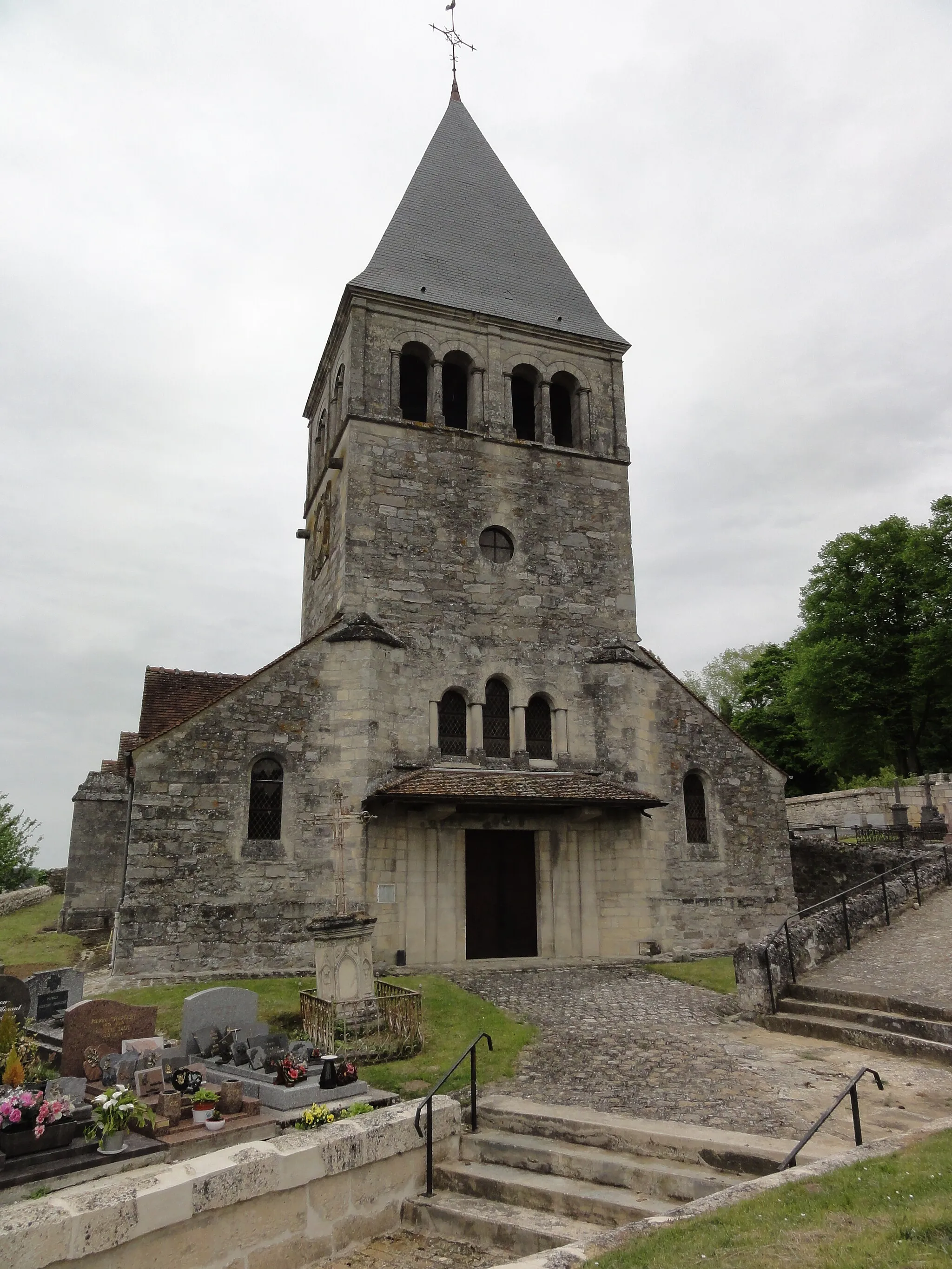 Photo showing: Veslud (Aisne) Église de la Visitation de la Sainte Vierge
