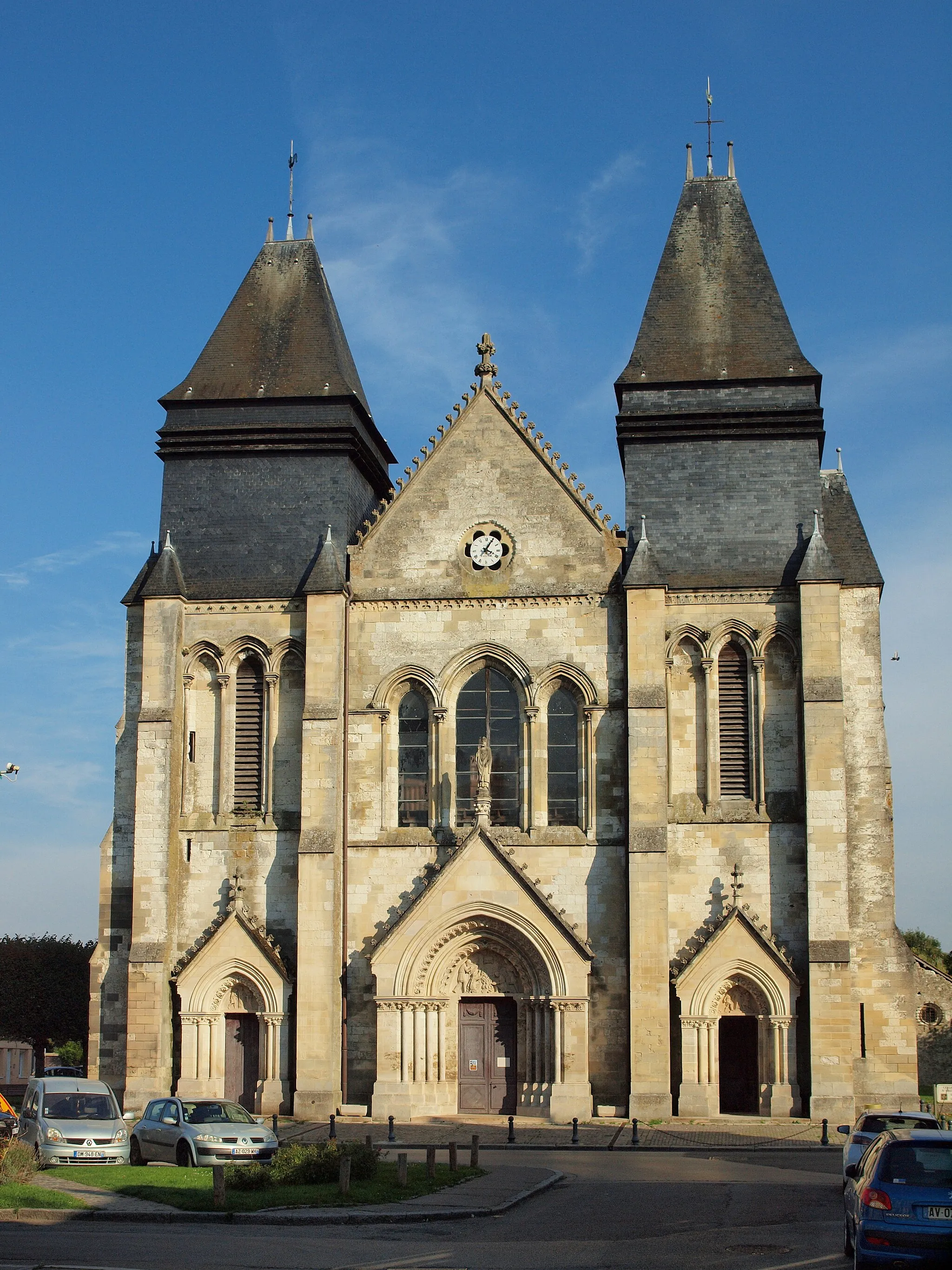 Photo showing: Collégiale Saint-Hildevert de Gournay-en-Bray (Seine-Inférieure, France)