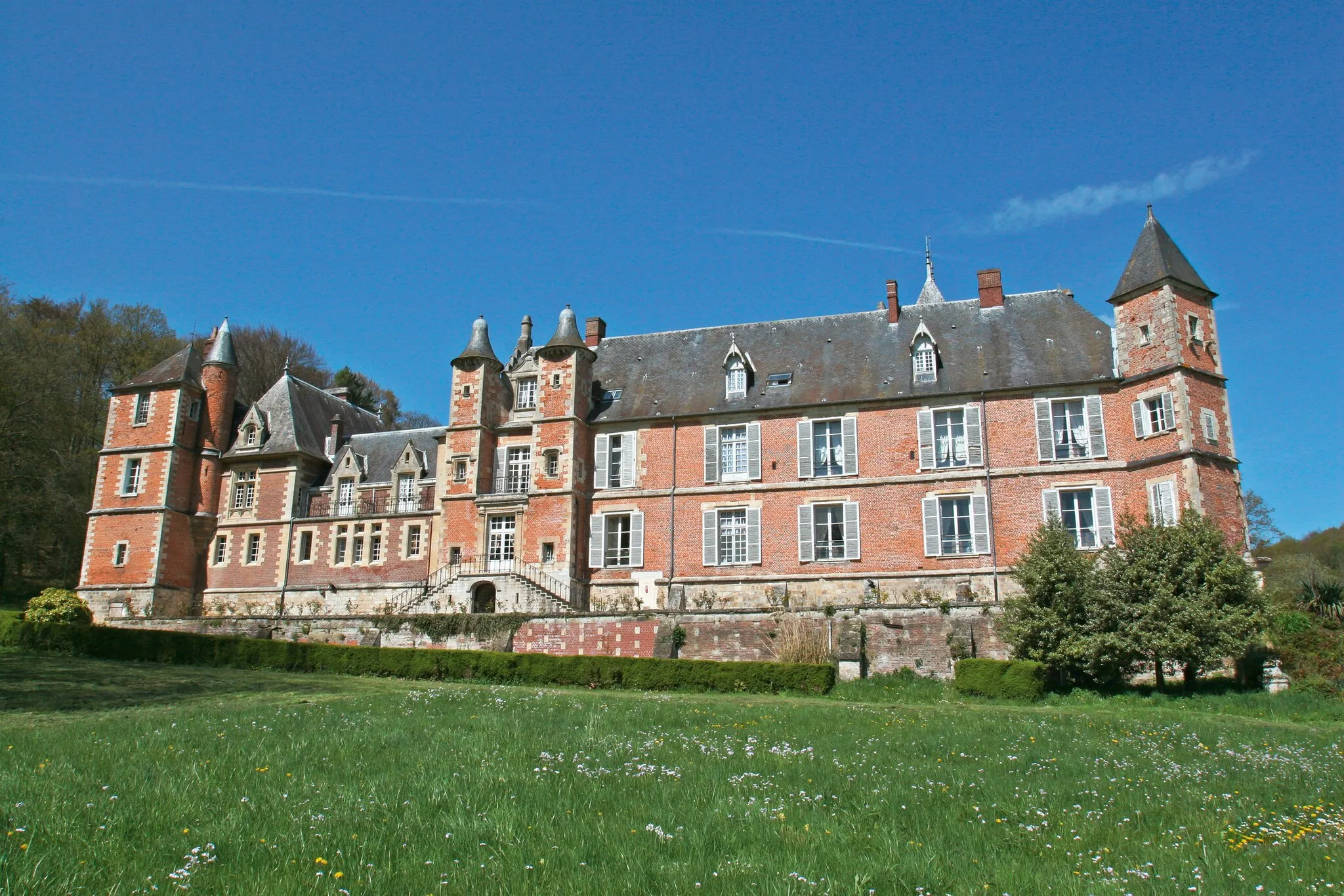 Photo showing: Façade du château de Bellinglise