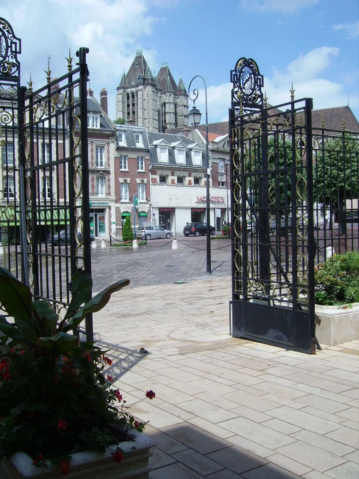 Photo showing: Noyon depuis l'Hôtel de Ville