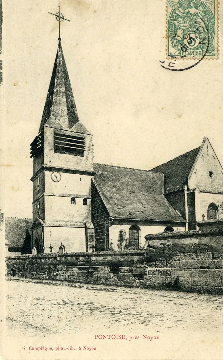 Photo showing: L'église avant 1914.