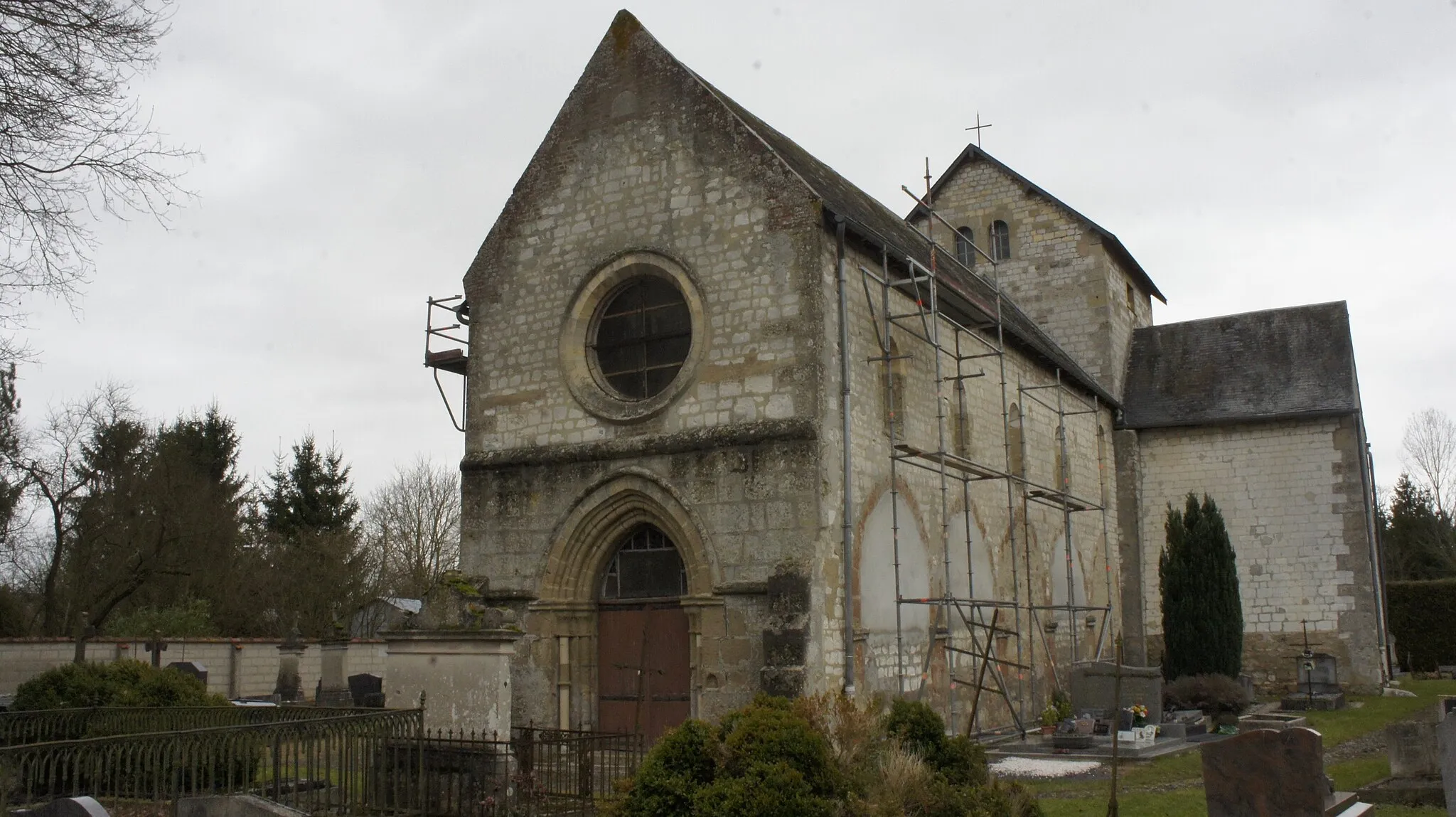 Photo showing: Église d'Auménancourt le Grand .