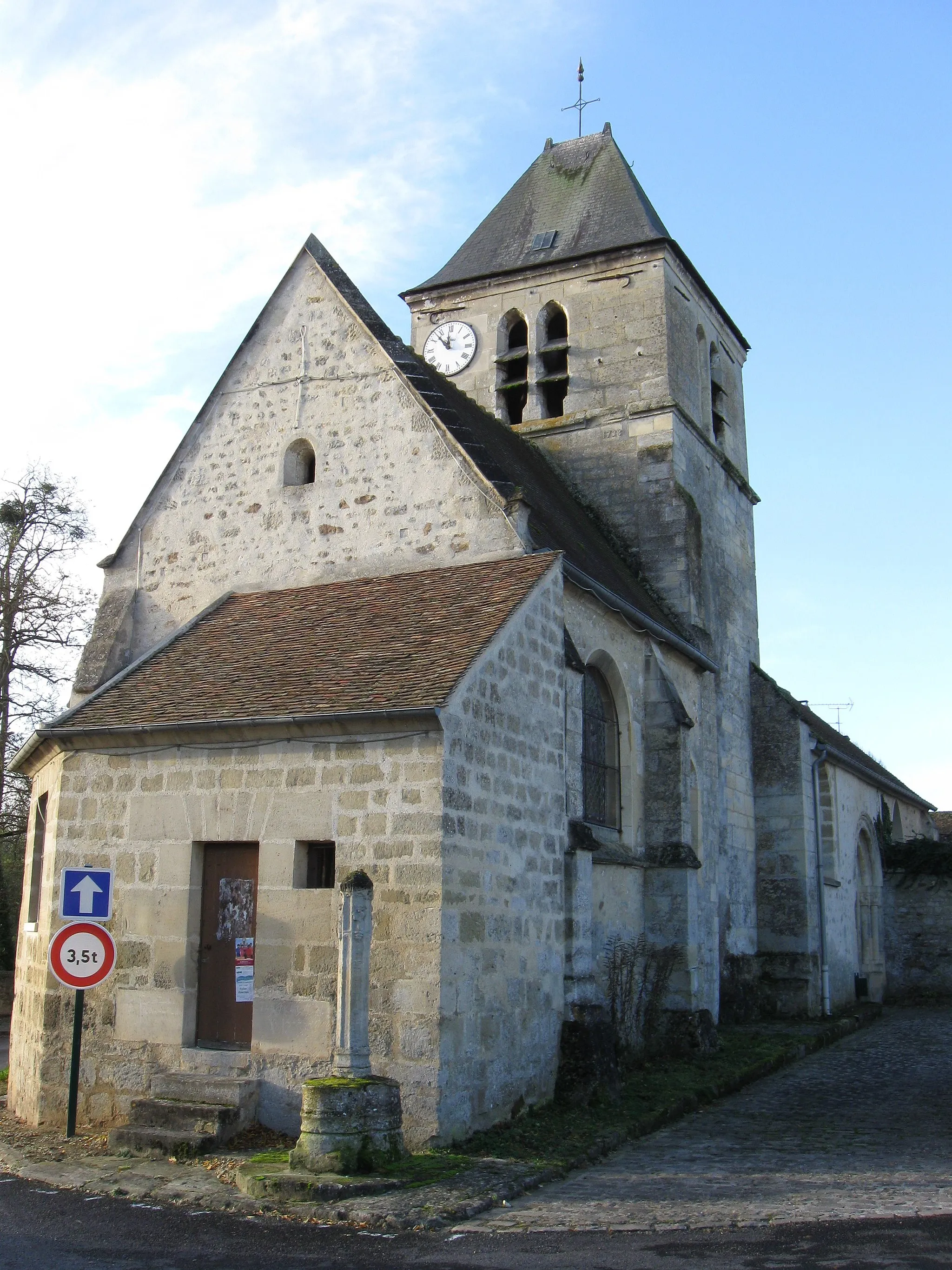 Photo showing: Église Sainte-Marie-Madeleine (Le Perchay; département du Val-d'Oise, région Île-de-France).