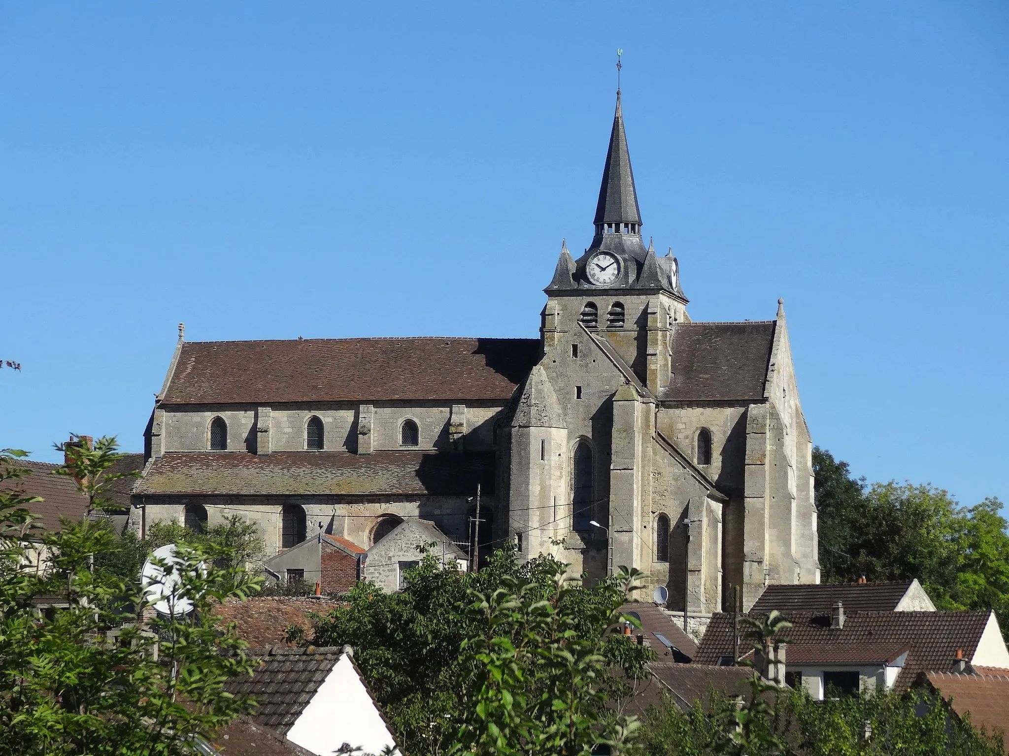 Photo showing: Église Saint-Martin de Mareuil-sur-Ourcq - voir titre.