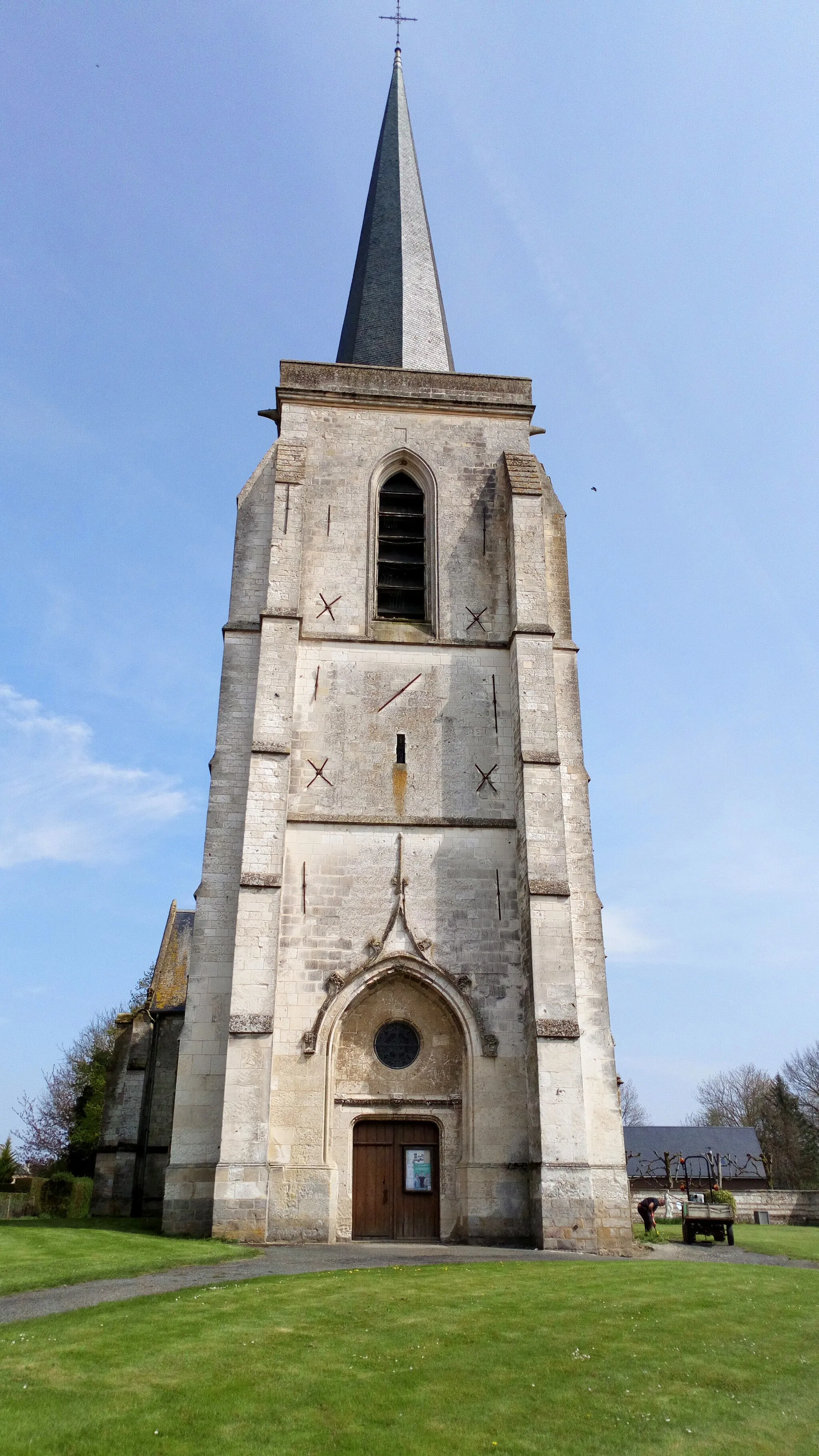 Photo showing: Ailly-le-Haut-Clocher, église 3