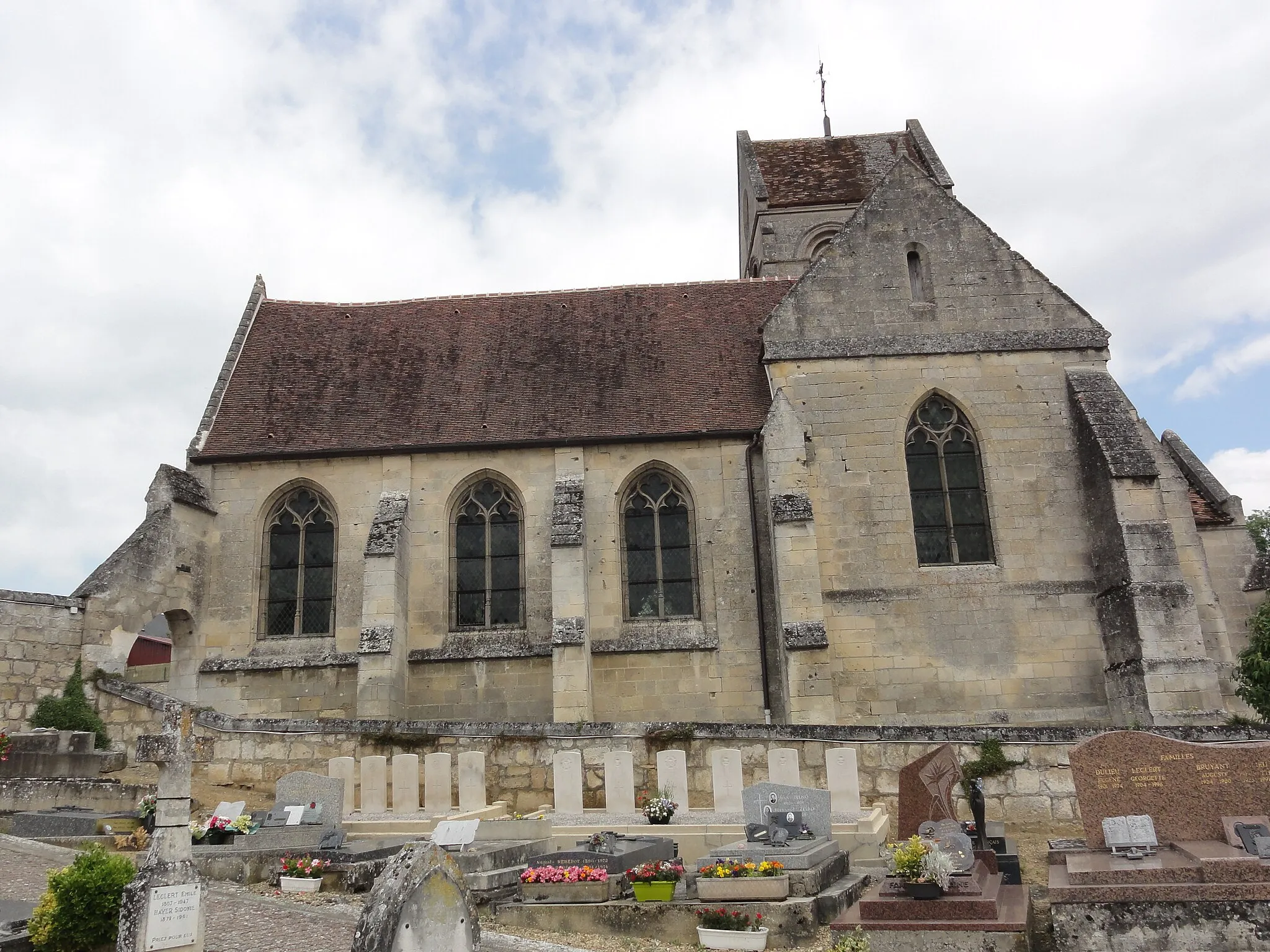 Photo showing: Cœuvres-et-Valsery (Aisne) église