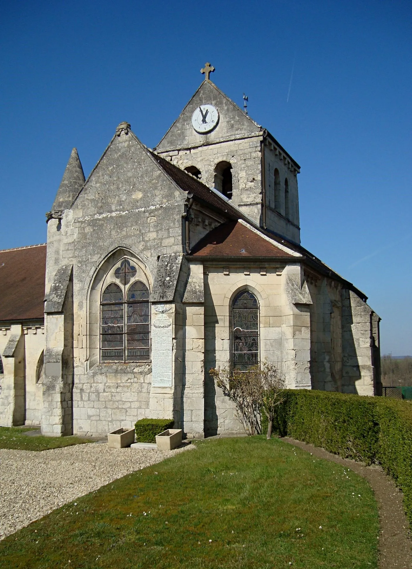 Photo showing: Eglise de Coyolles, Aisne, France.