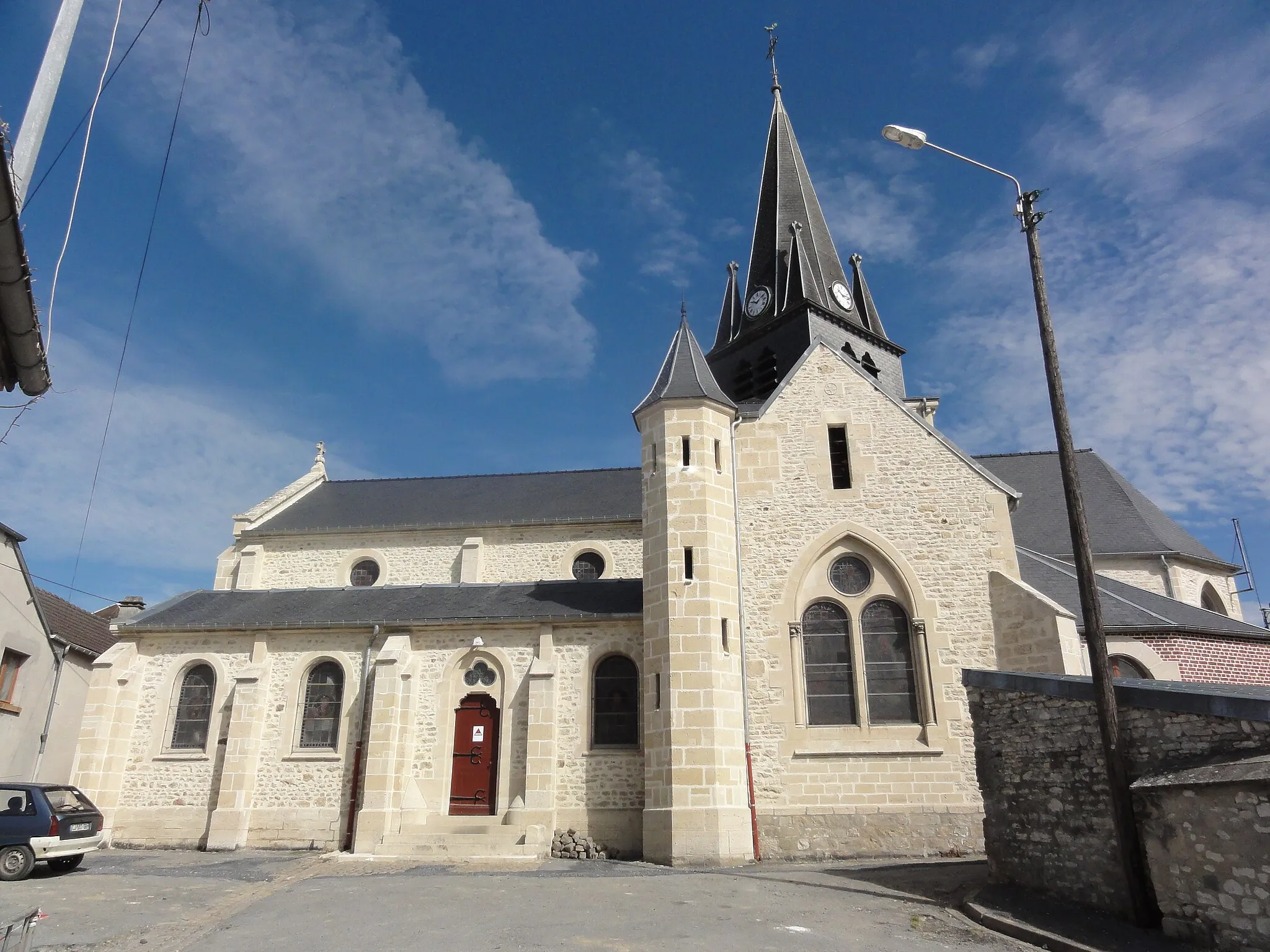 Photo showing: Saint-Erme-Outre-et-Ramecourt (Aisne) église de Ramecourt