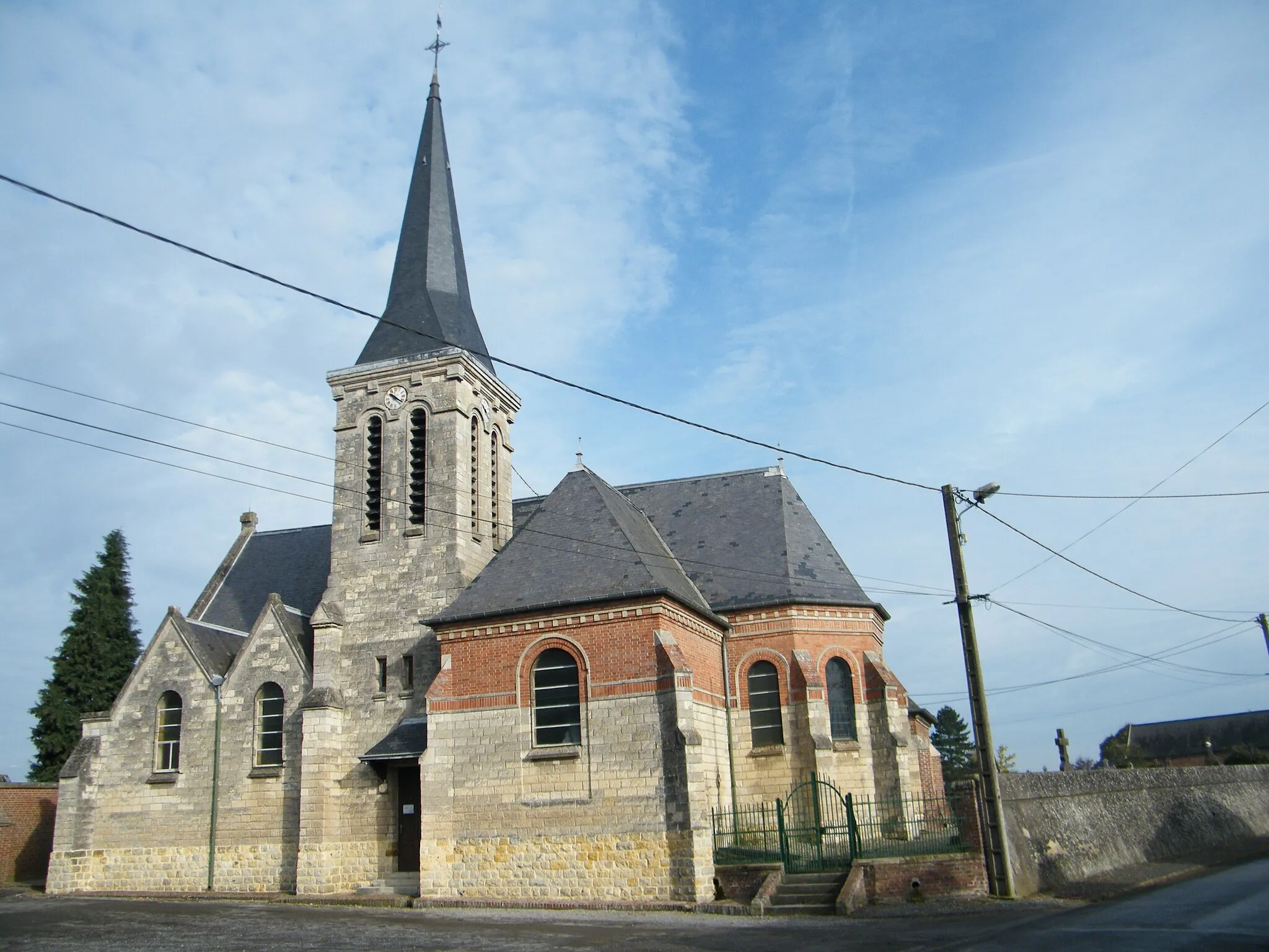 Photo showing: église.