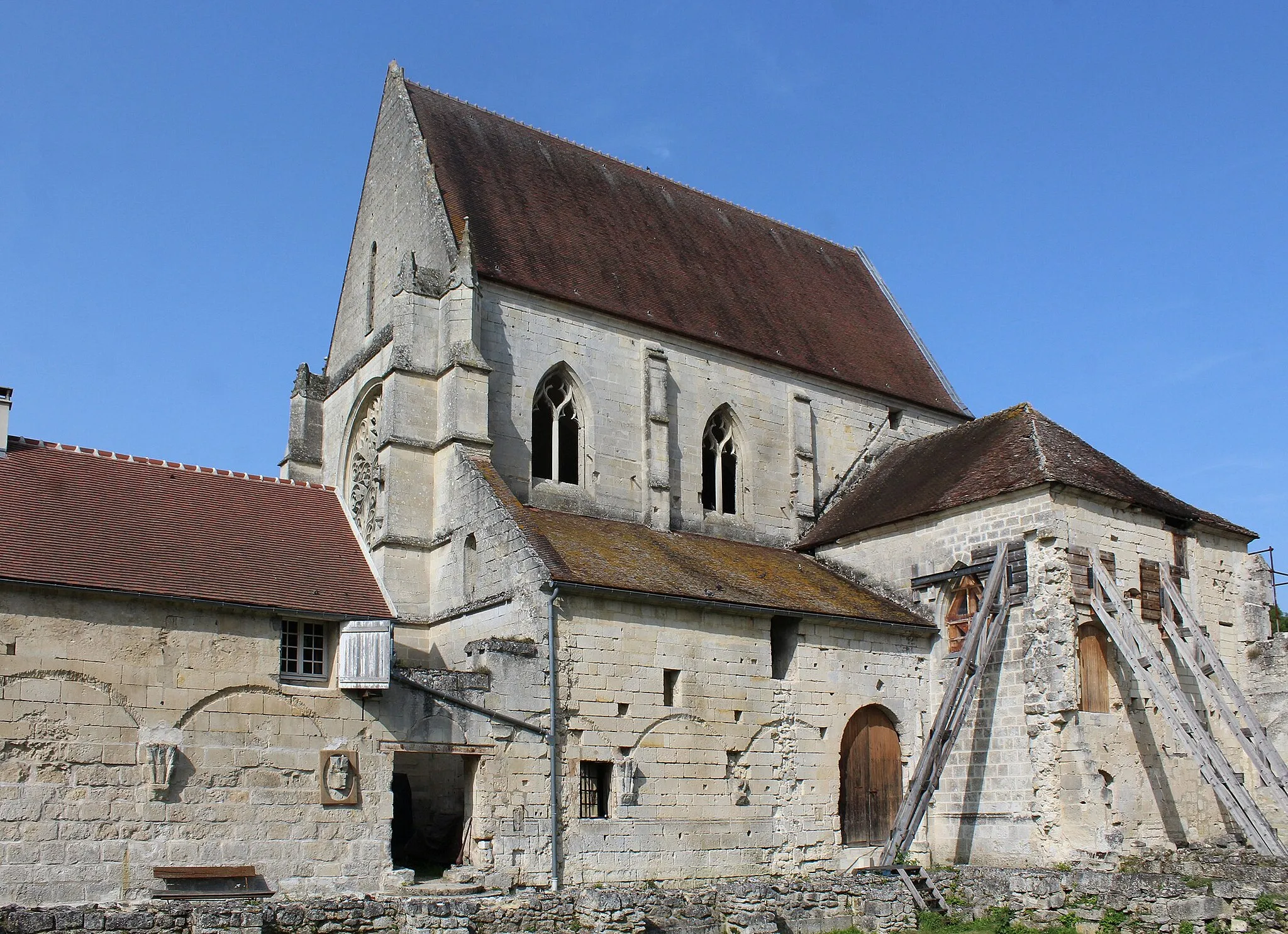 Photo showing: Bonneuil-en-Valois, the church of the abbey Notre-Dame