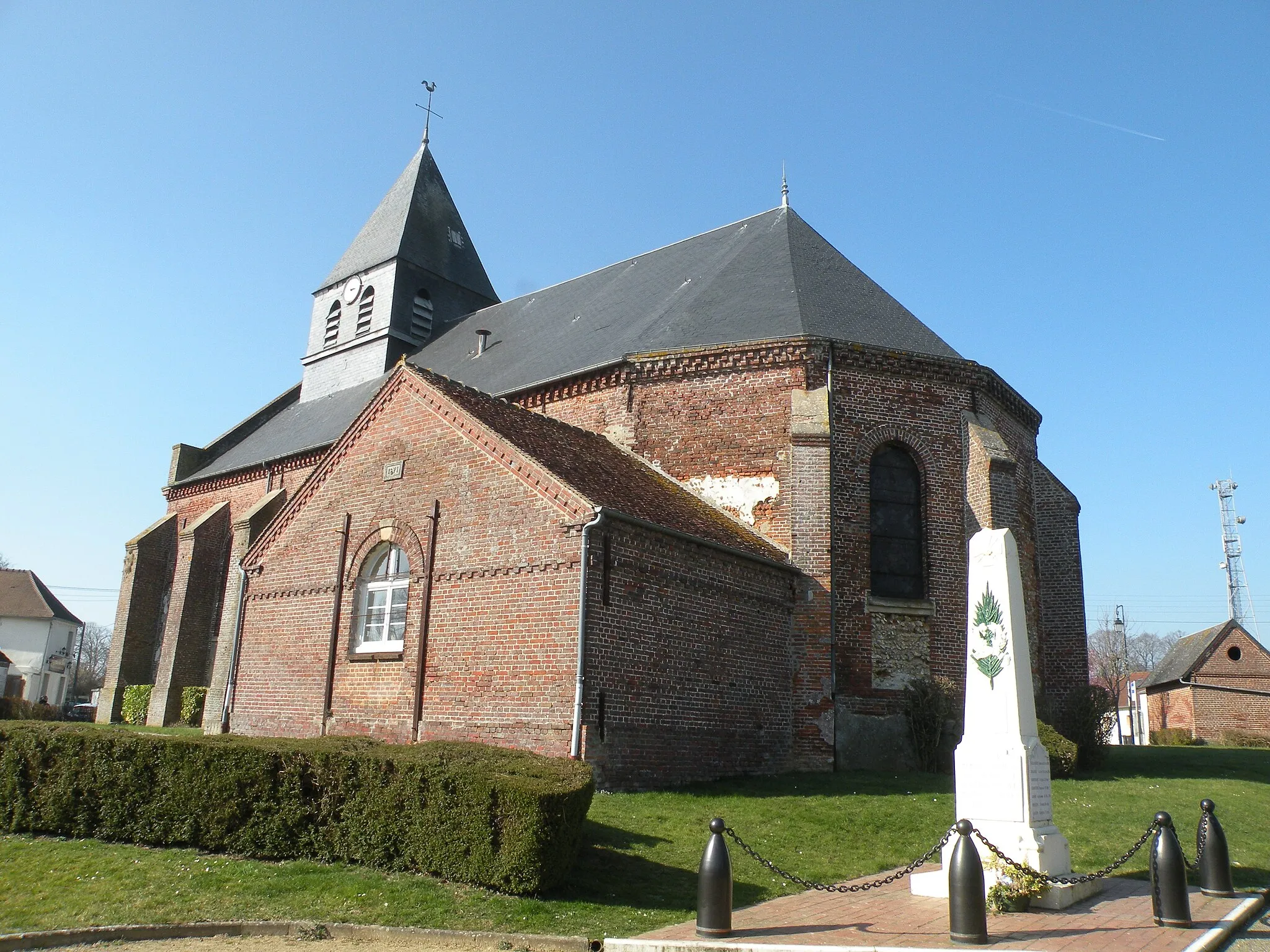 Photo showing: église Saint-Christophe de La Houssoye