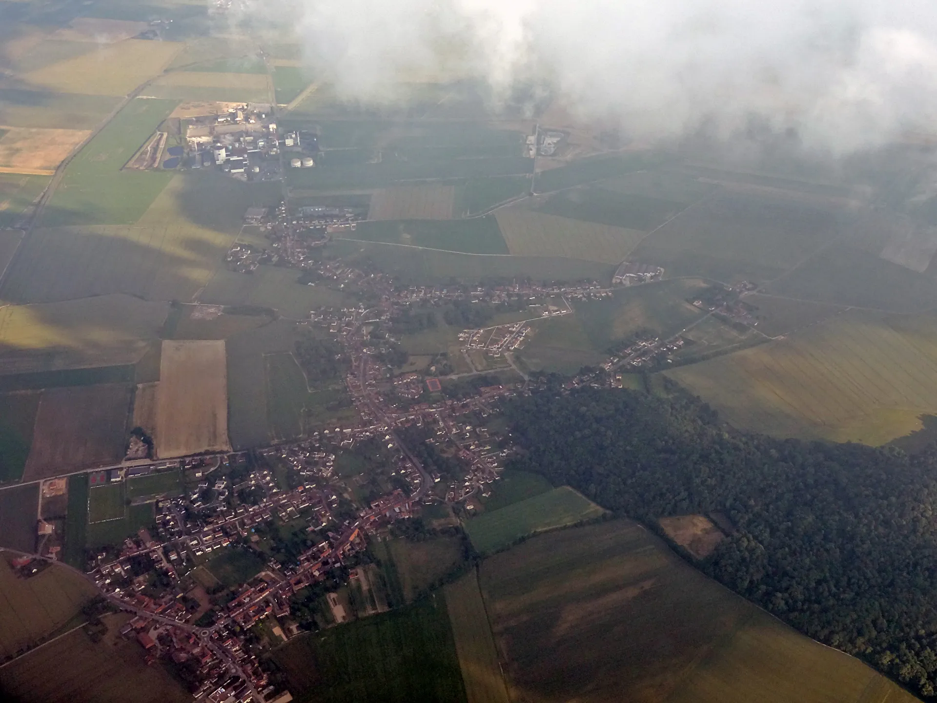 Photo showing: Vue aérienne de Grandfresnoy (Oise), France.