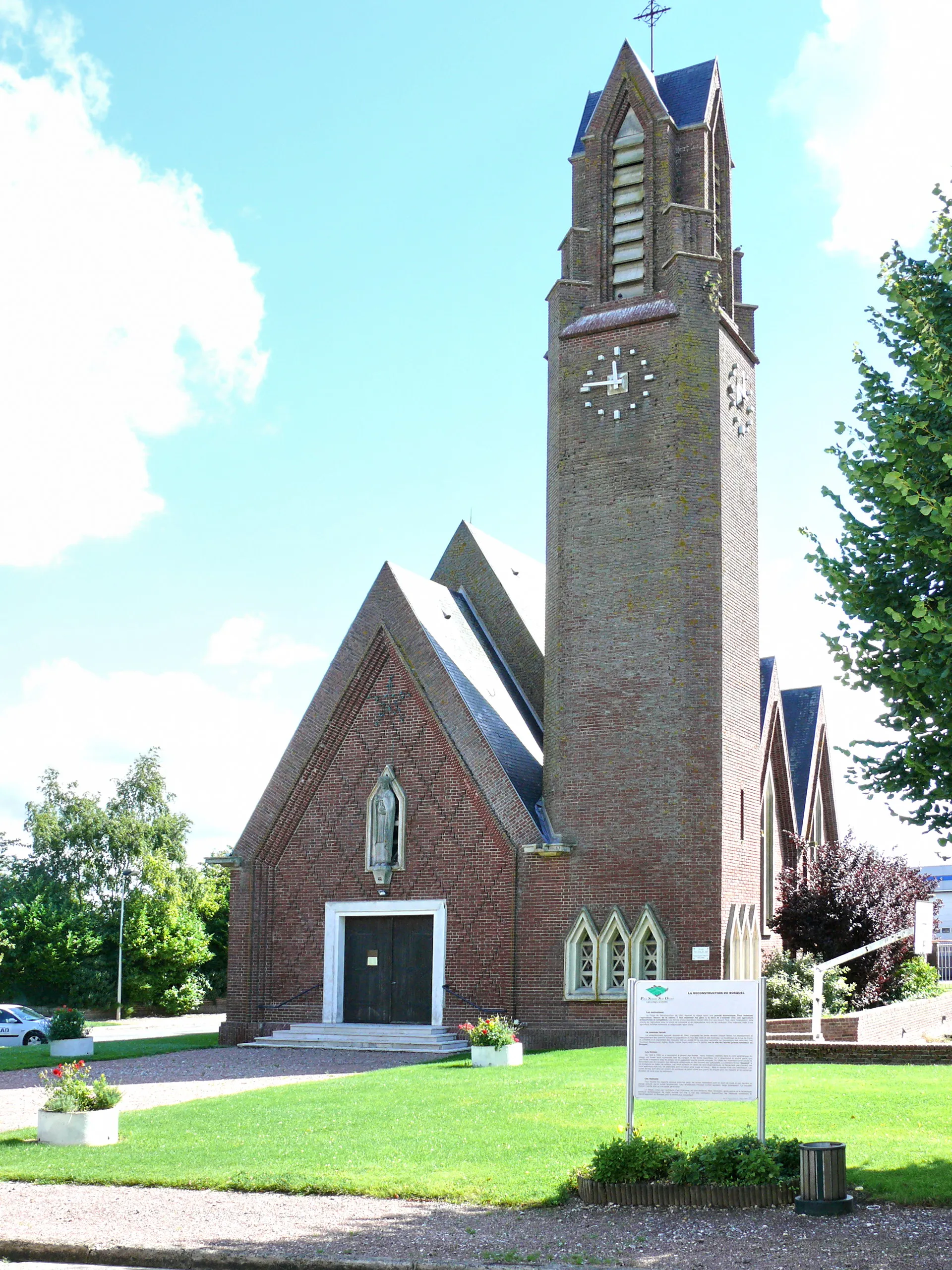 Photo showing: Bosquel (Somme - Picardie - France) : l'église Saint-Blaise