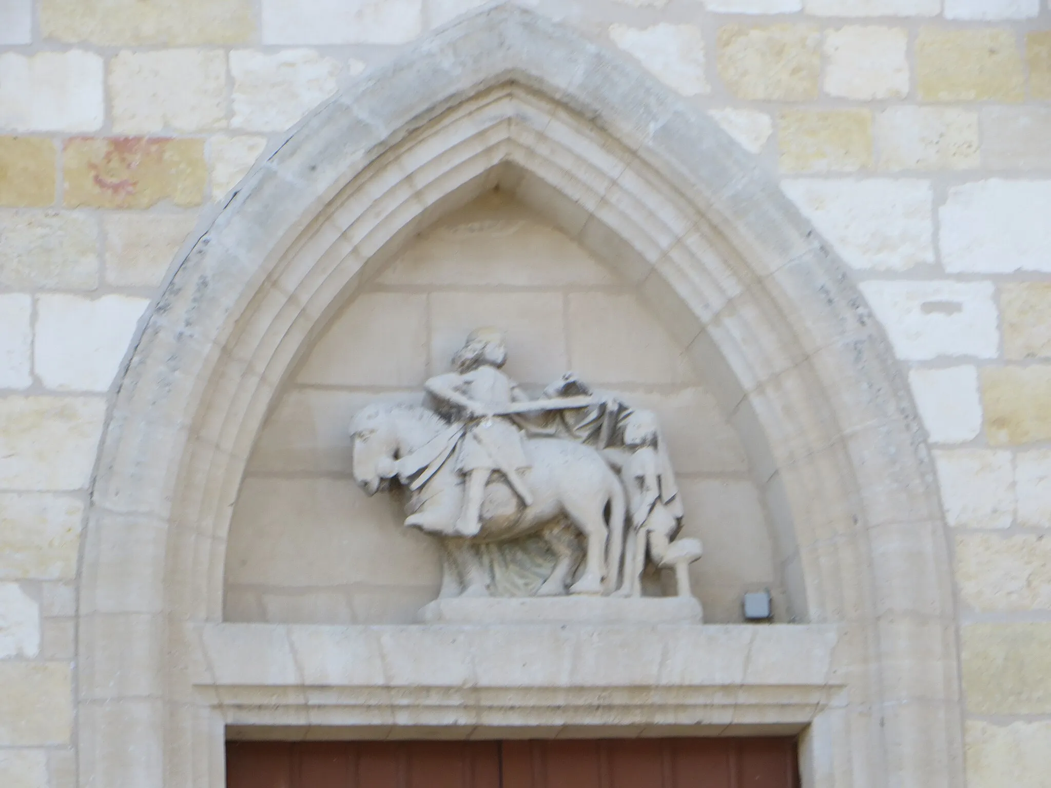 Photo showing: Tympan de l'église