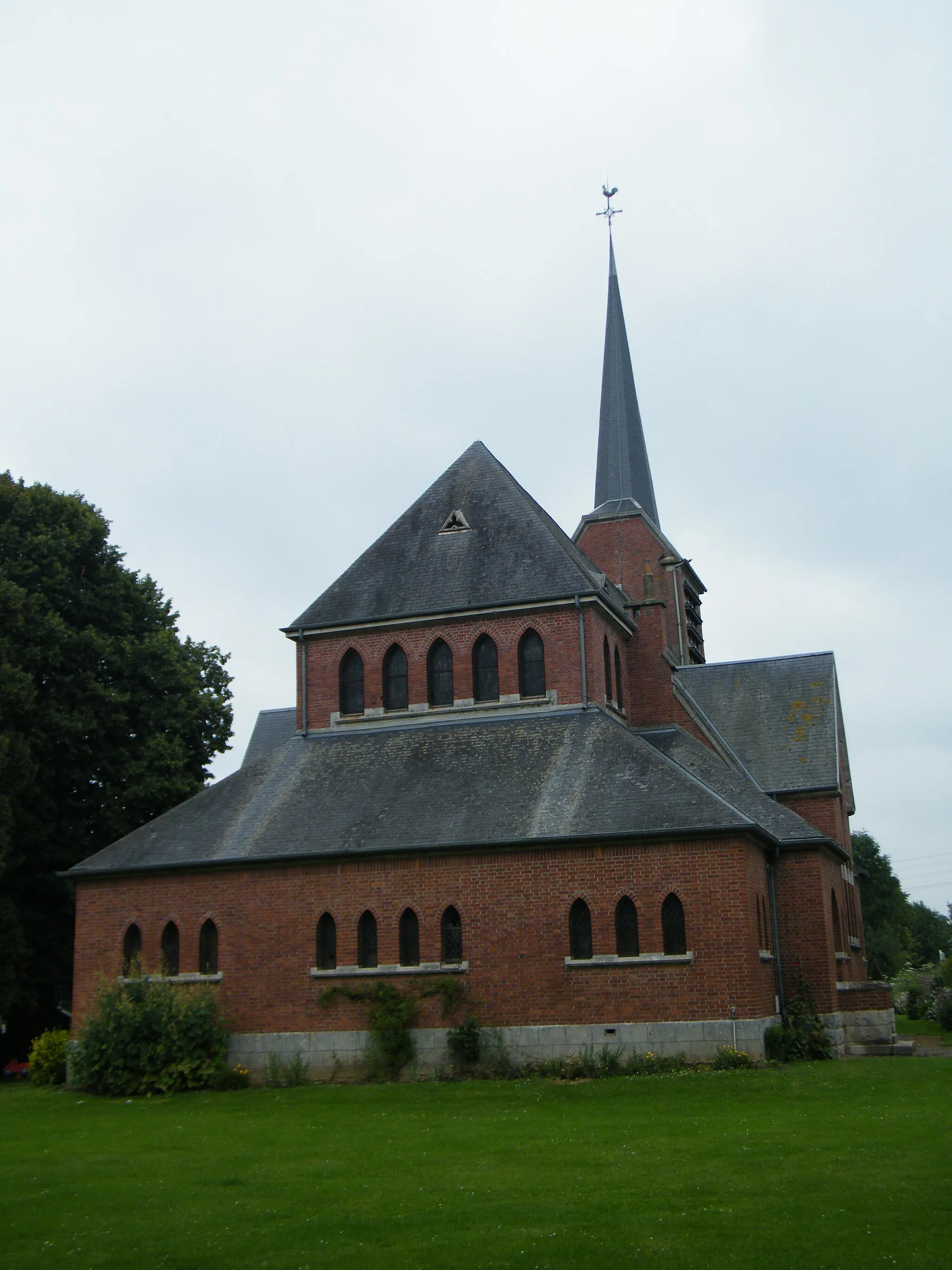 Photo showing: Église d'Omiécourt.