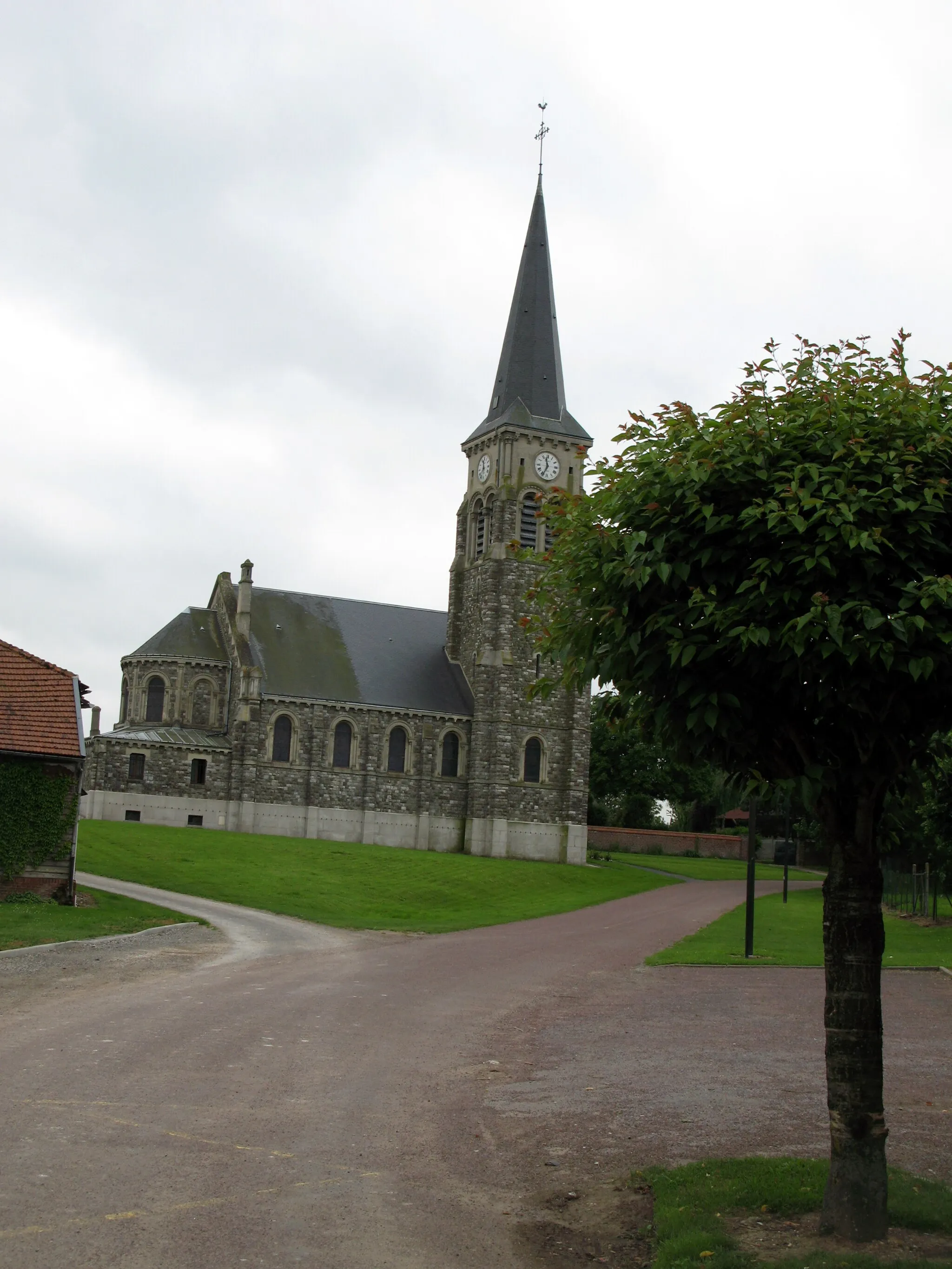 Photo showing: Coullemelle (Somme, France) - L'église.