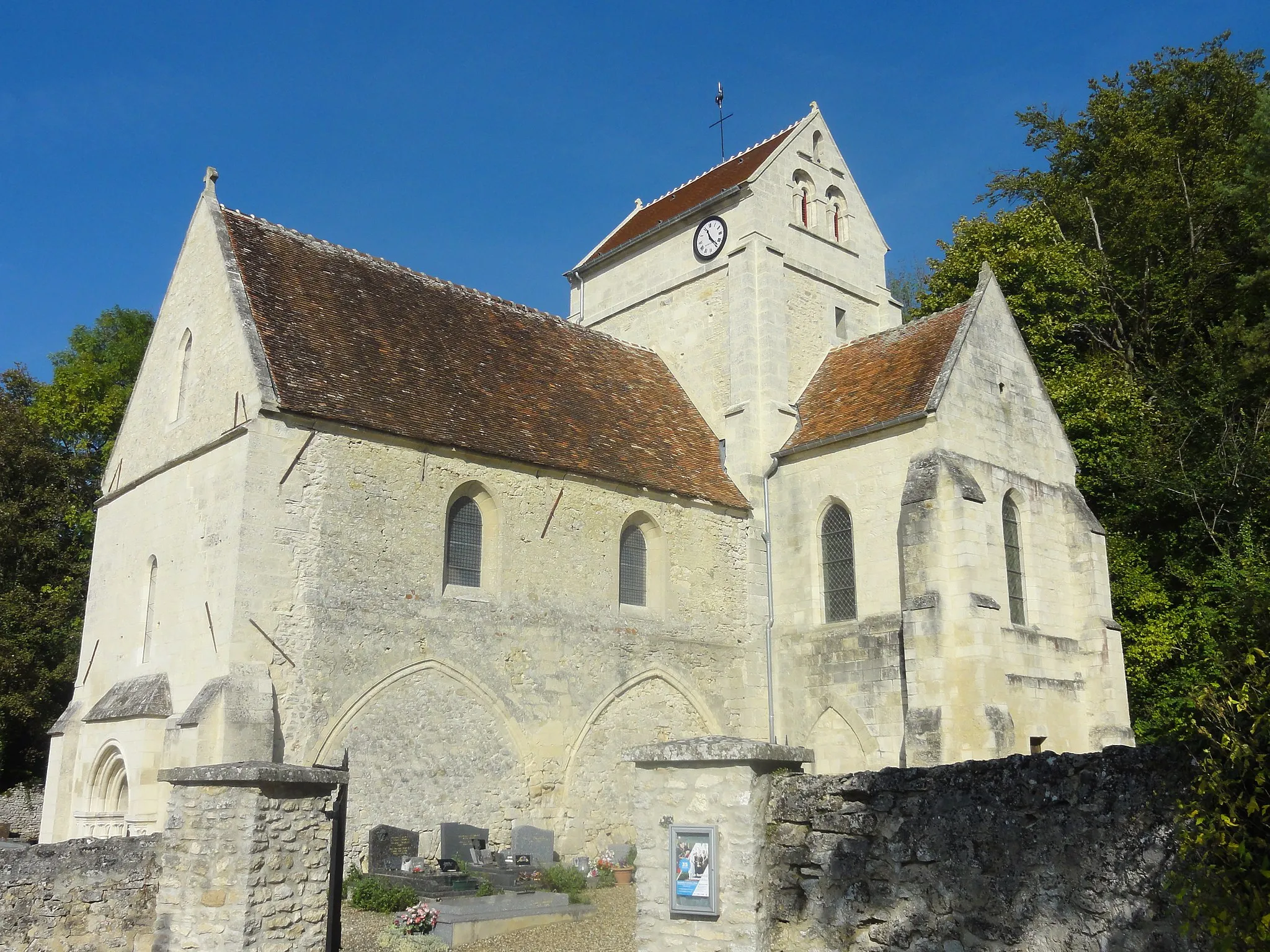 Photo showing: Vue depuis le sud-ouest.