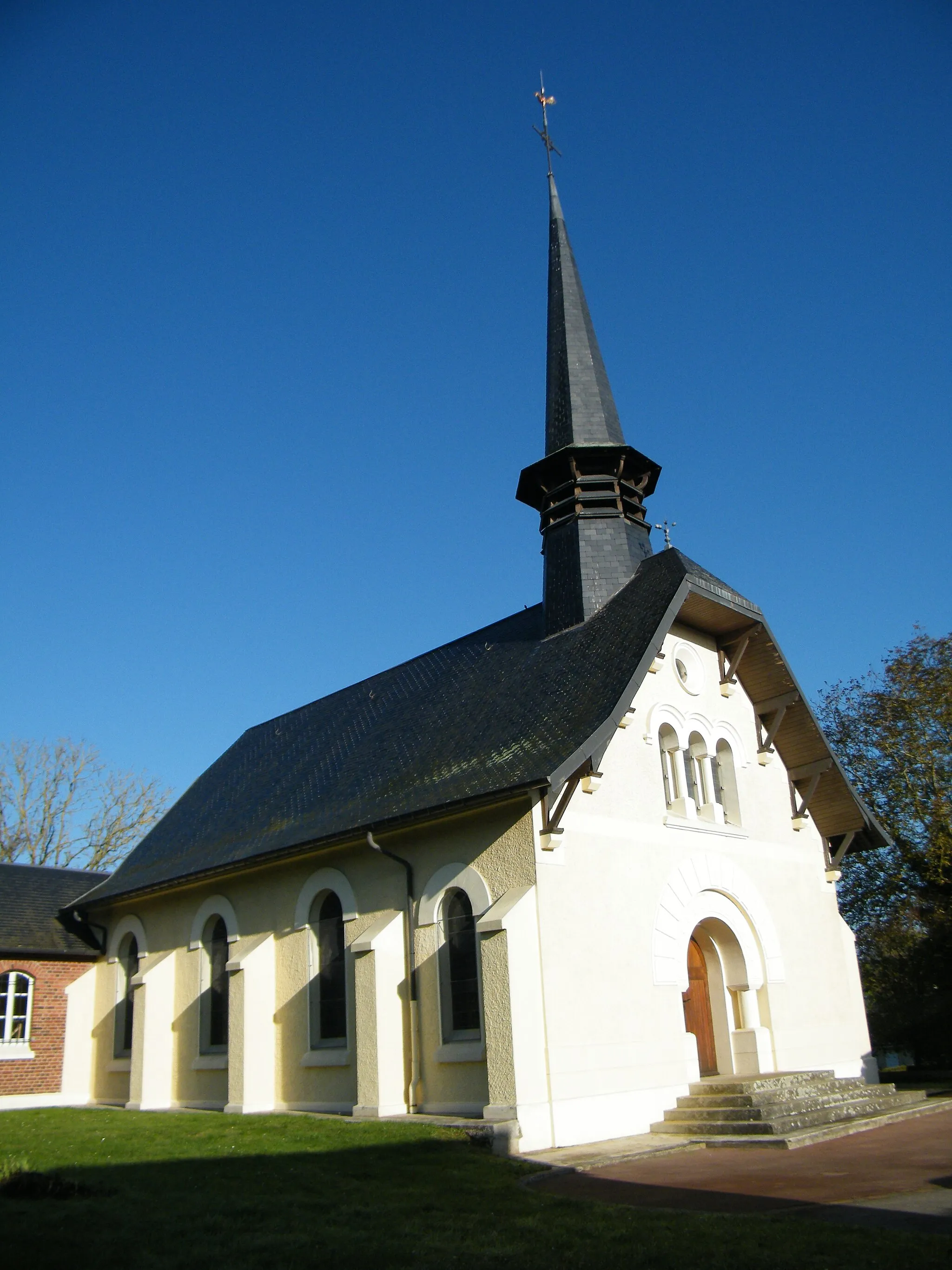 Photo showing: L'église Saint-Martin d'Ayencourt (Somme, France).