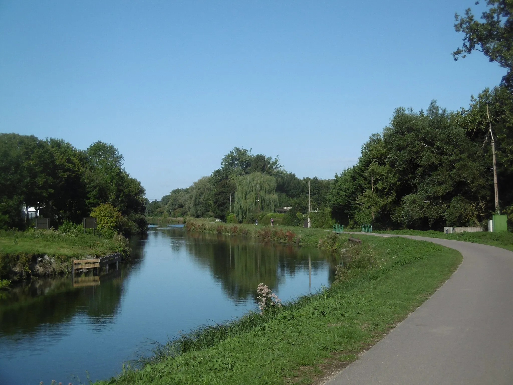 Photo showing: Véloroute à Dreuil-lès-Amiens, Somme, France.