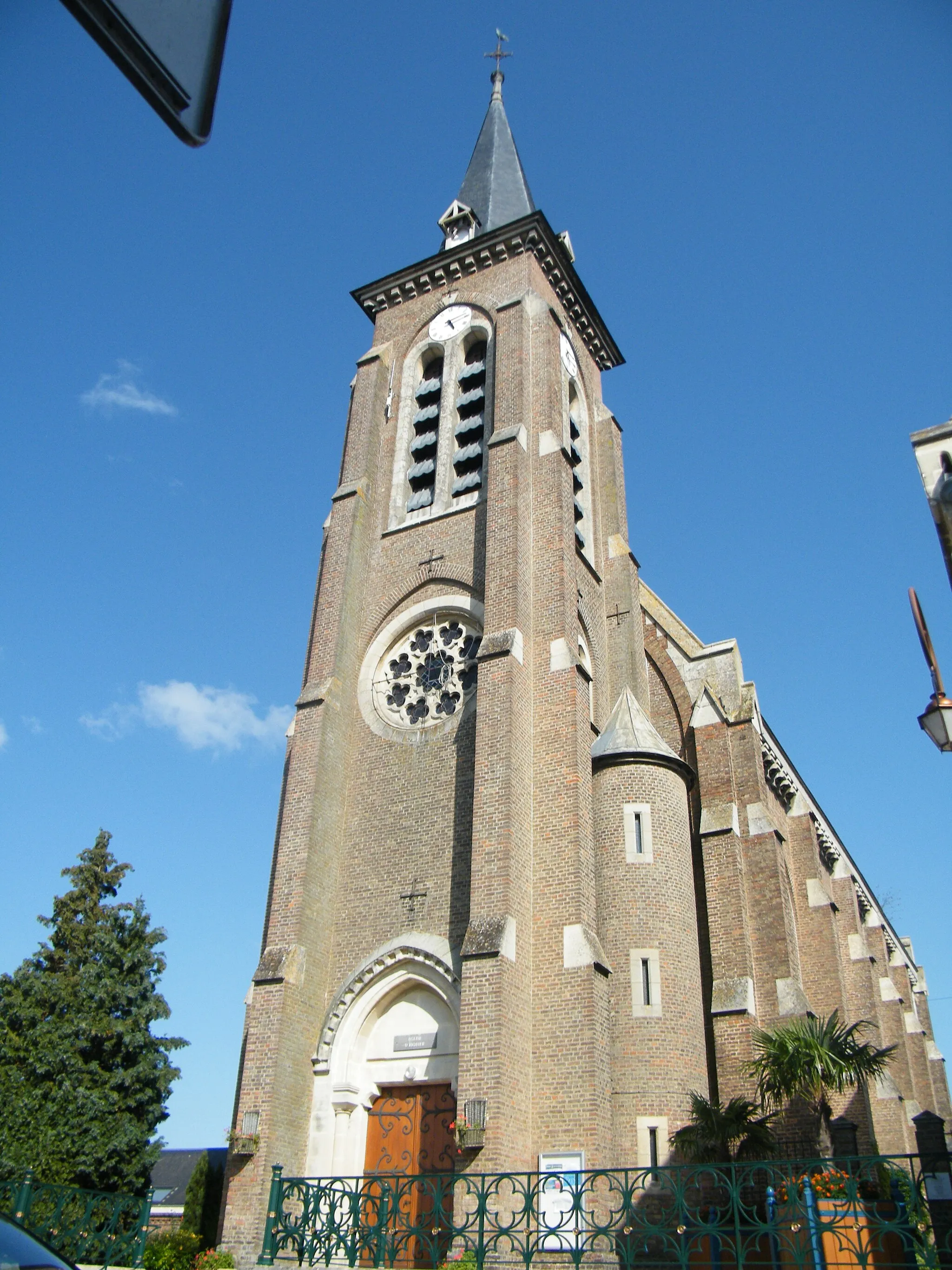 Photo showing: Dreuil, Somme, France, église Saint-Riquier.