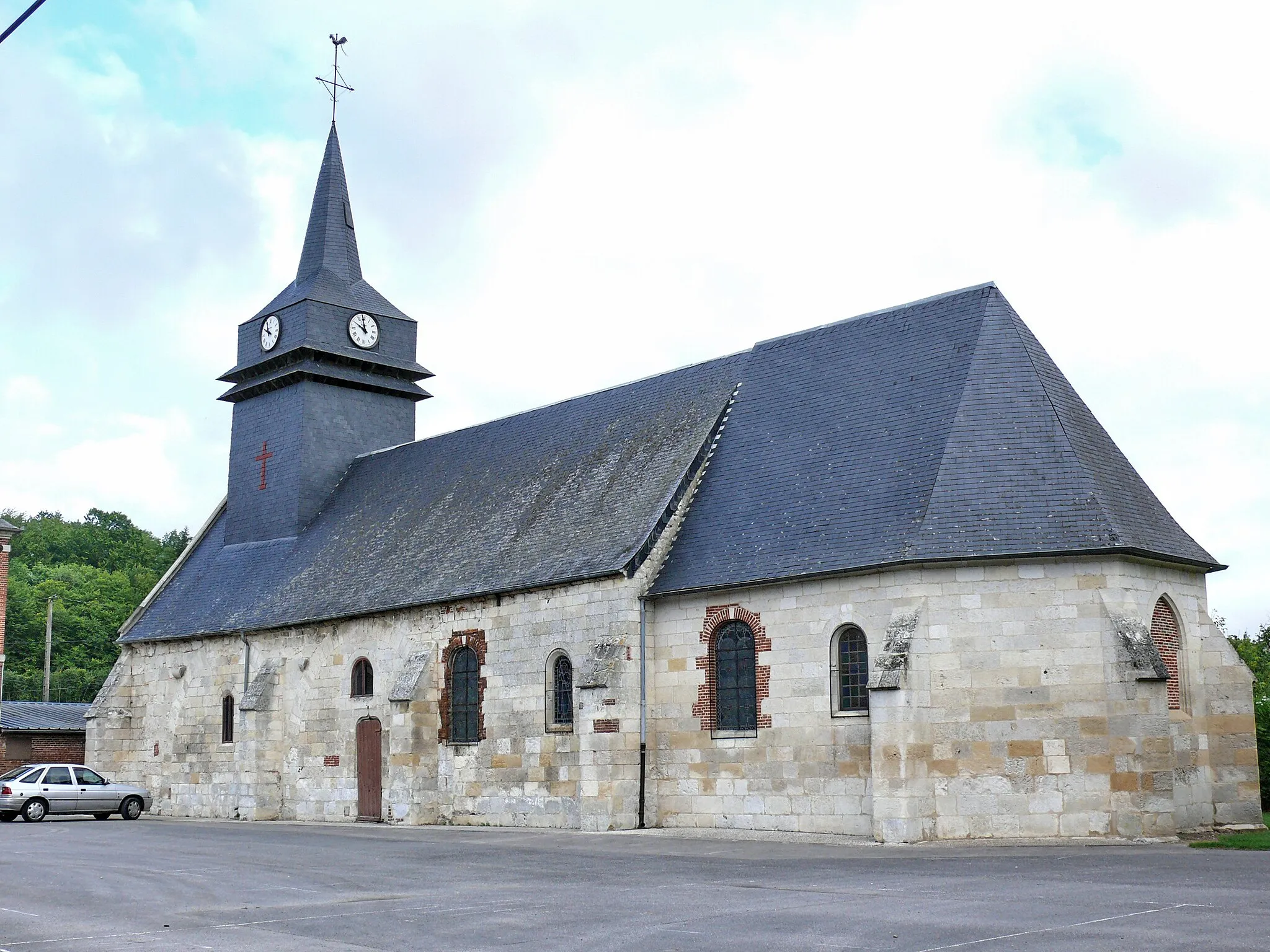 Photo showing: Fontaine-Bonneleau (Oise - Picardie - France) : L'église