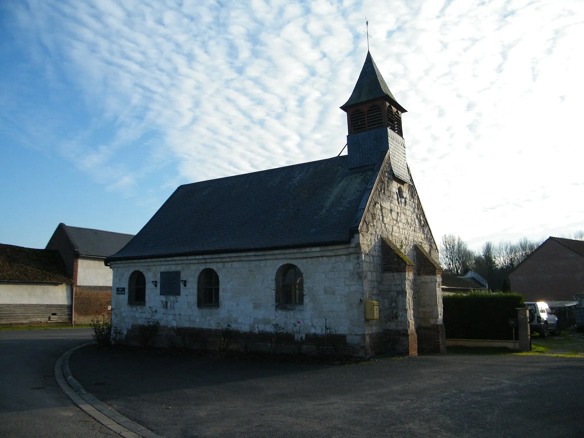 Photo showing: L'église Saint-Nicolas de Fossemanant, Somme, France.