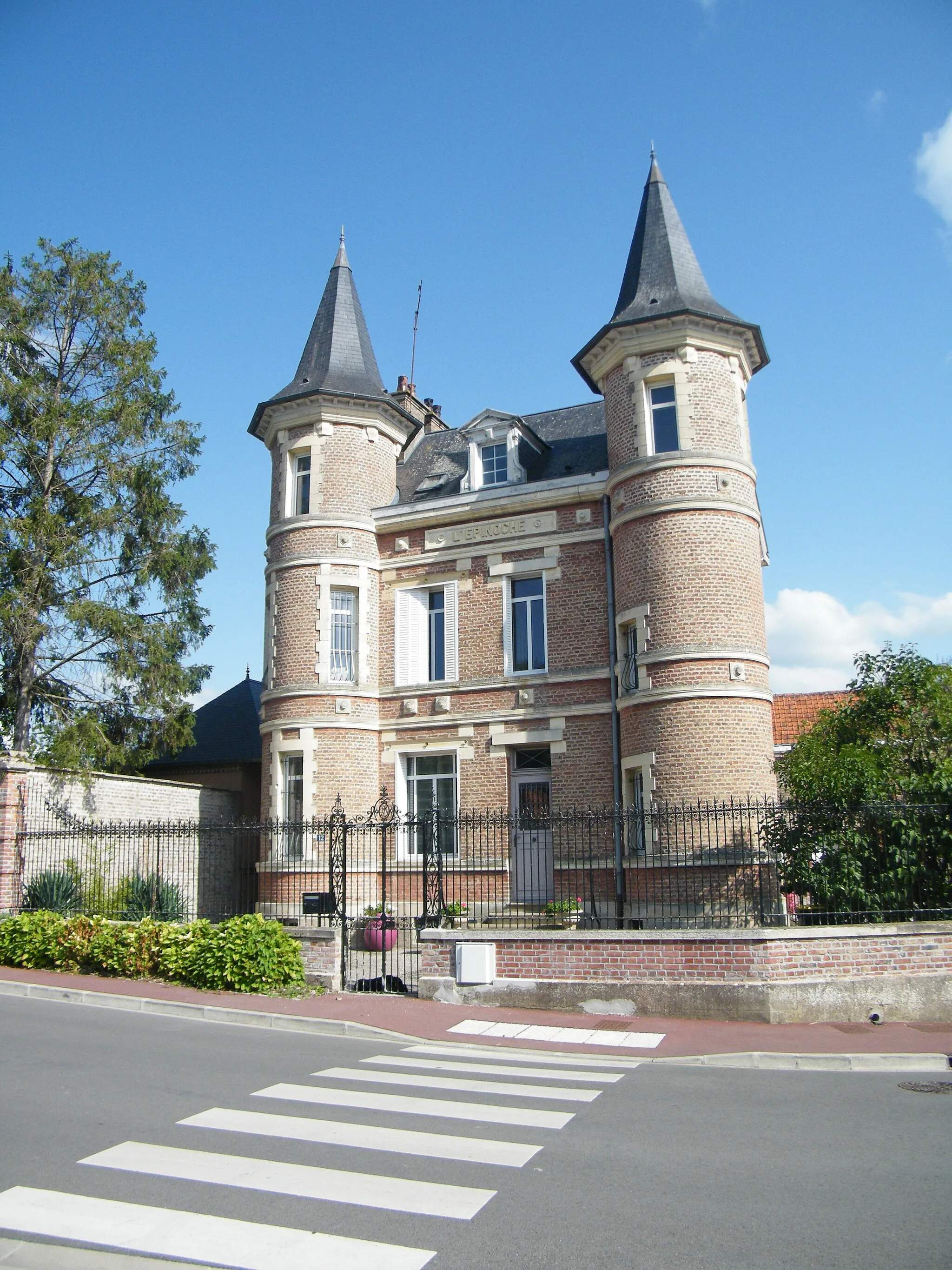 Photo showing: Argoeuves, Somme, Fr, architecture locale, L'Epinoche.