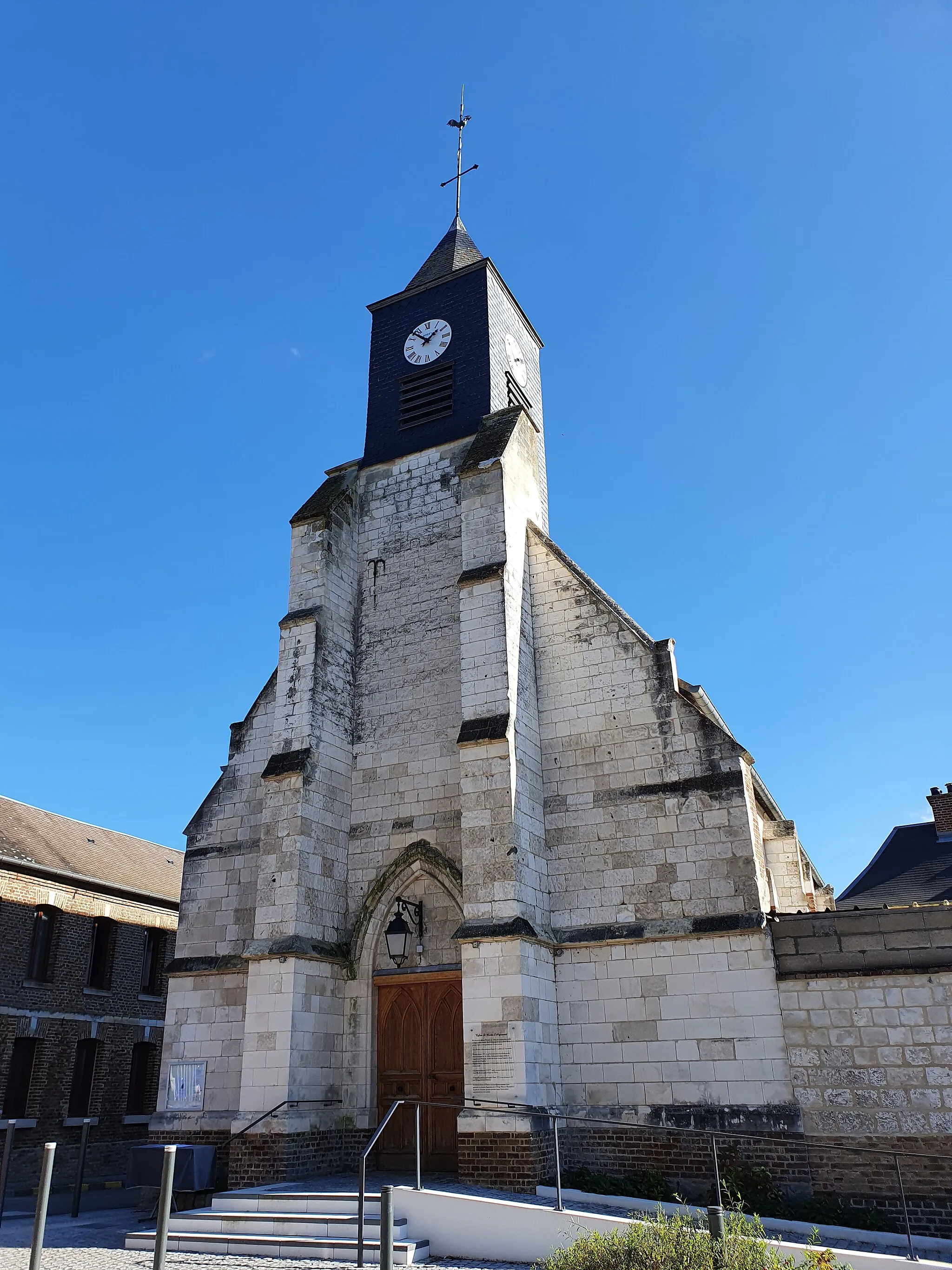 Photo showing: Photographie de l'église d'Argoeuves (80) prise de face