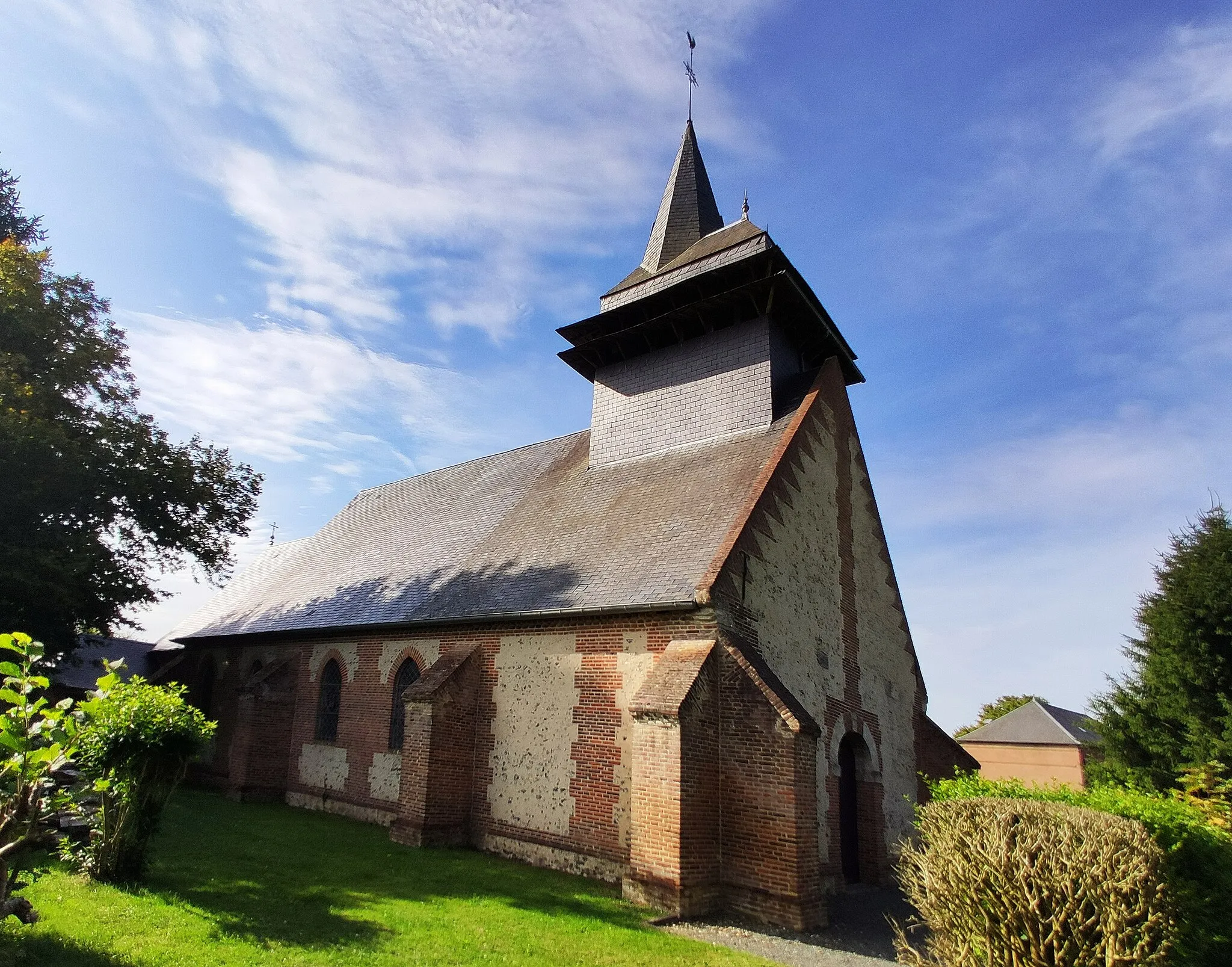 Photo showing: Brombos : Église Saint-Hubert
