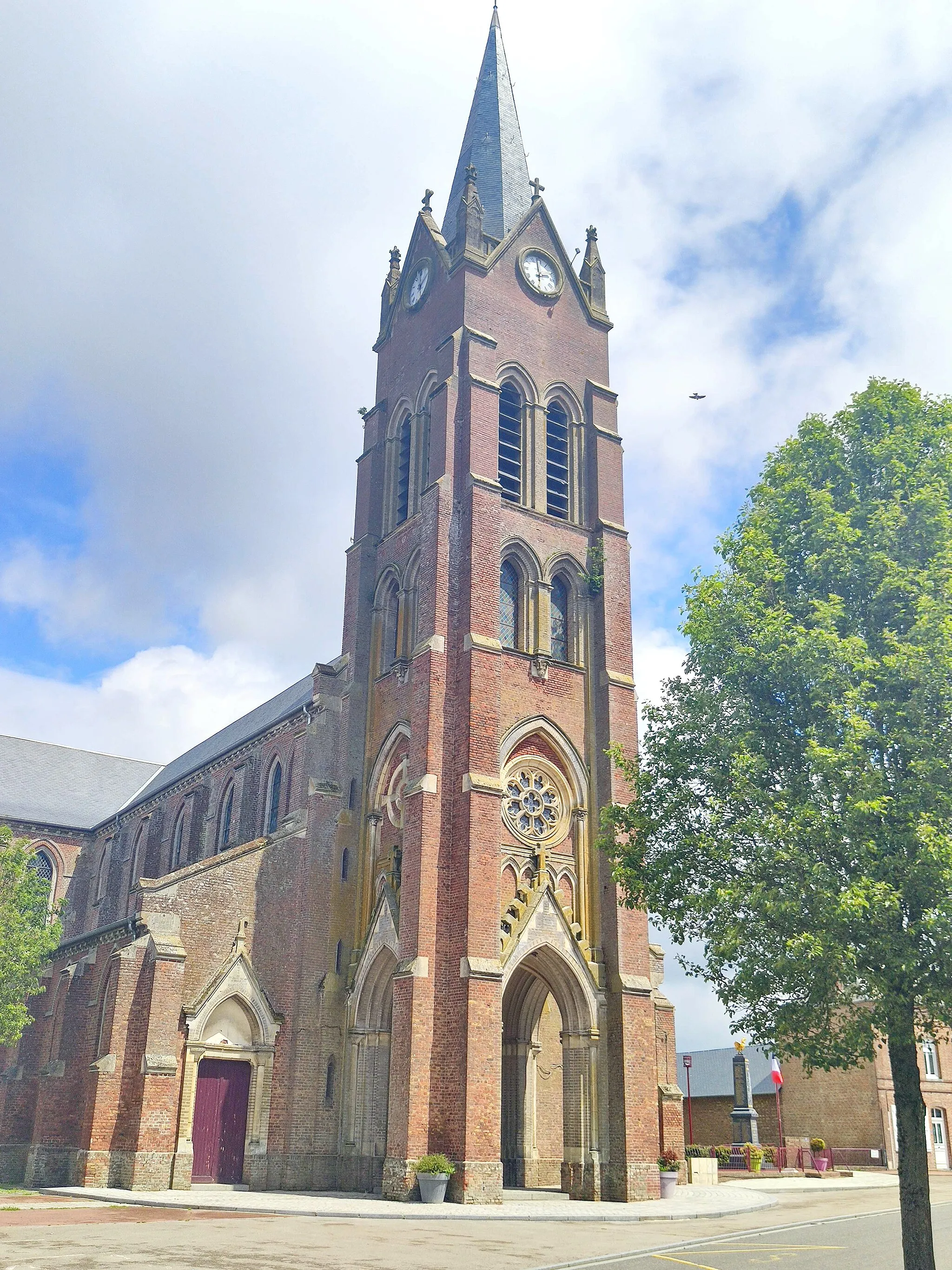 Photo showing: Église Saint-Martin de Beaucamps-le-Vieux