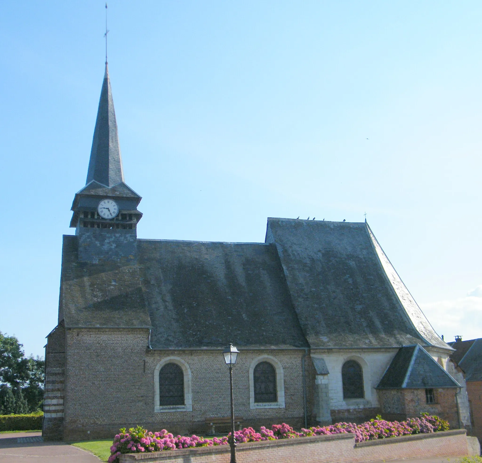 Photo showing: L'église Notre-Dame-de-l'Assomption de Dromesnil, Somme, France.