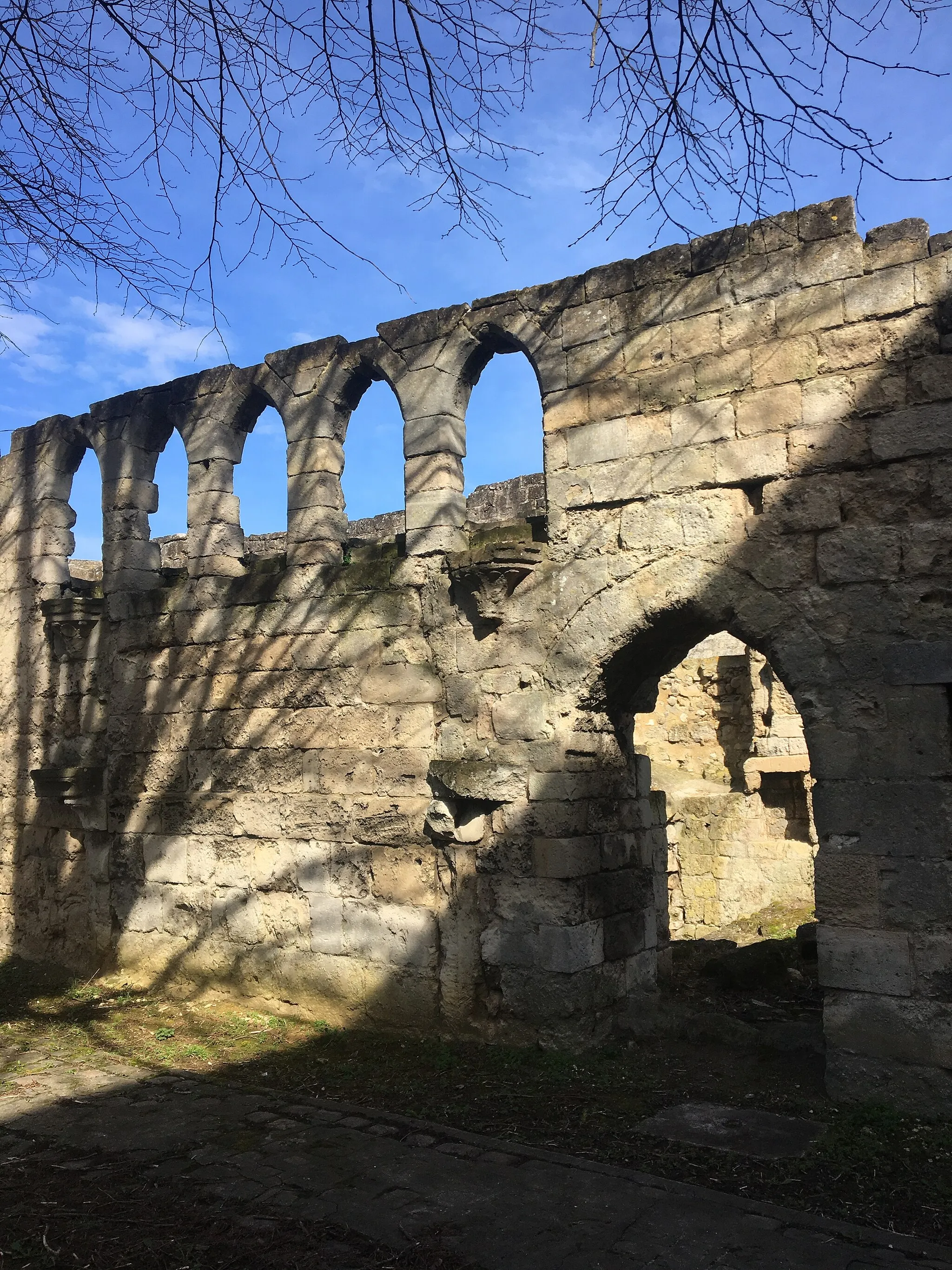 Photo showing: Ruines de l'Abbaye Saint Médard de Soissons