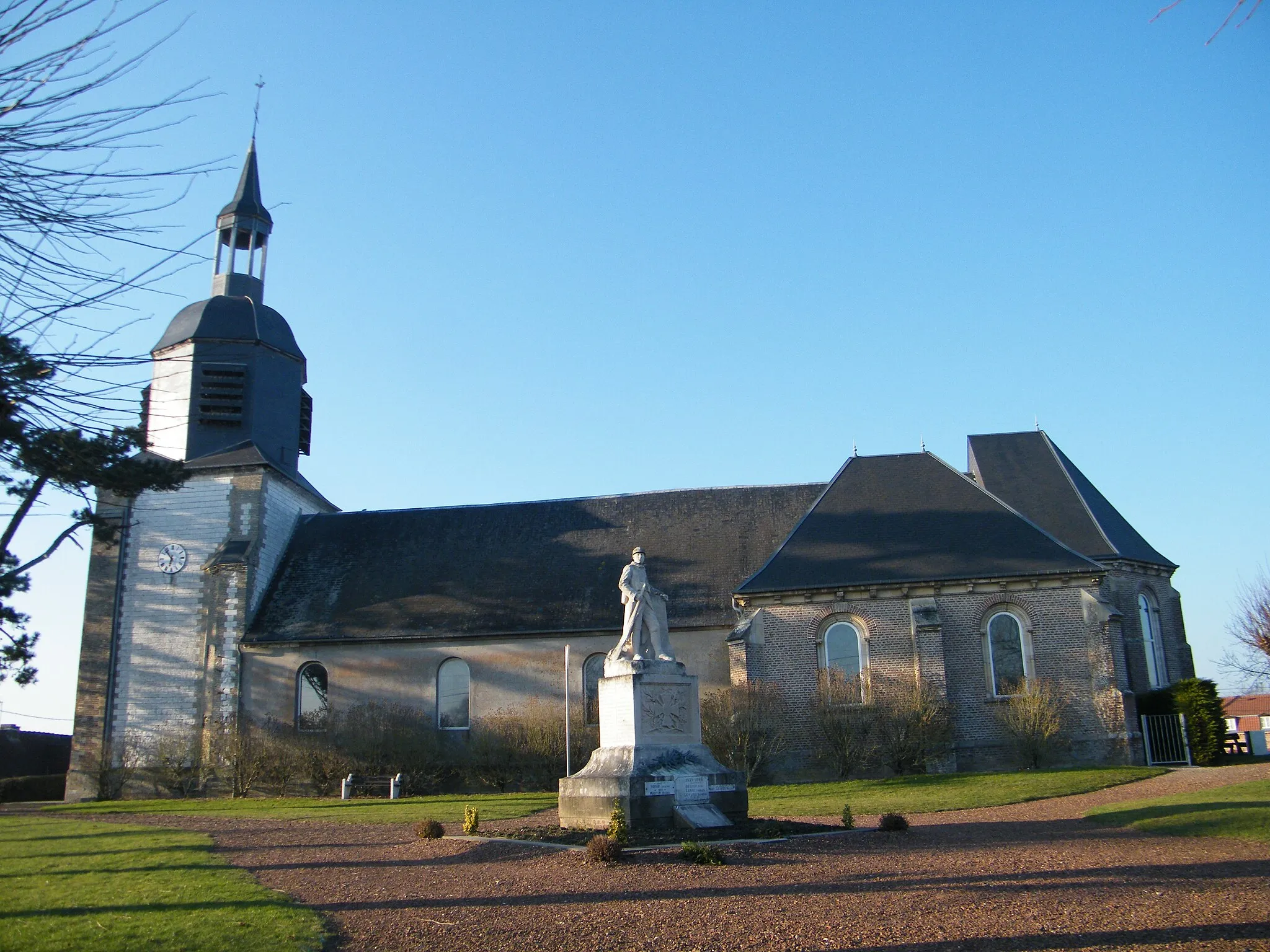 Photo showing: Quend-ville (Somme), église Saint-Vaast.
