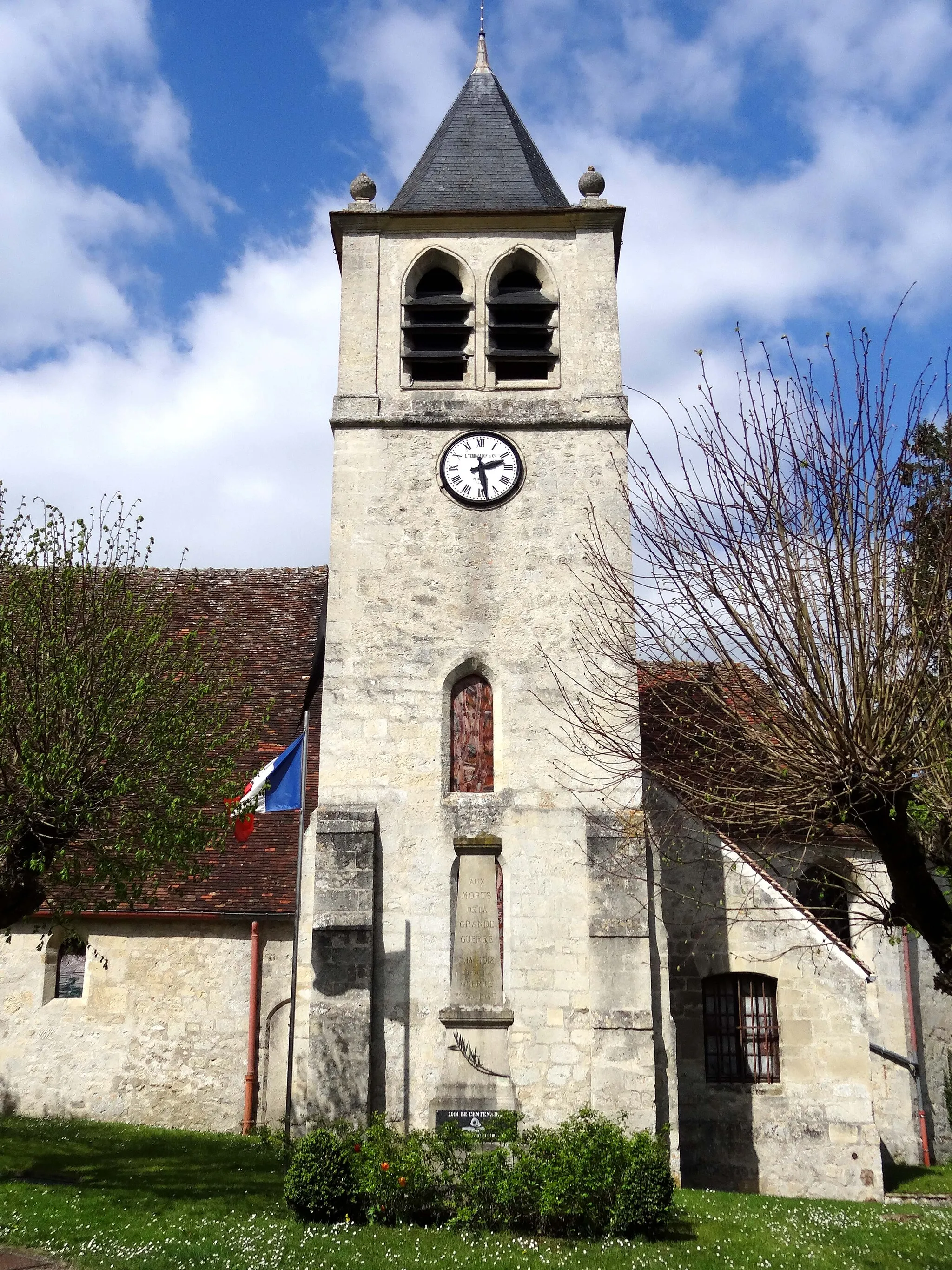Photo showing: Église Saint-Georges de Ronquerolles - voir titre.
