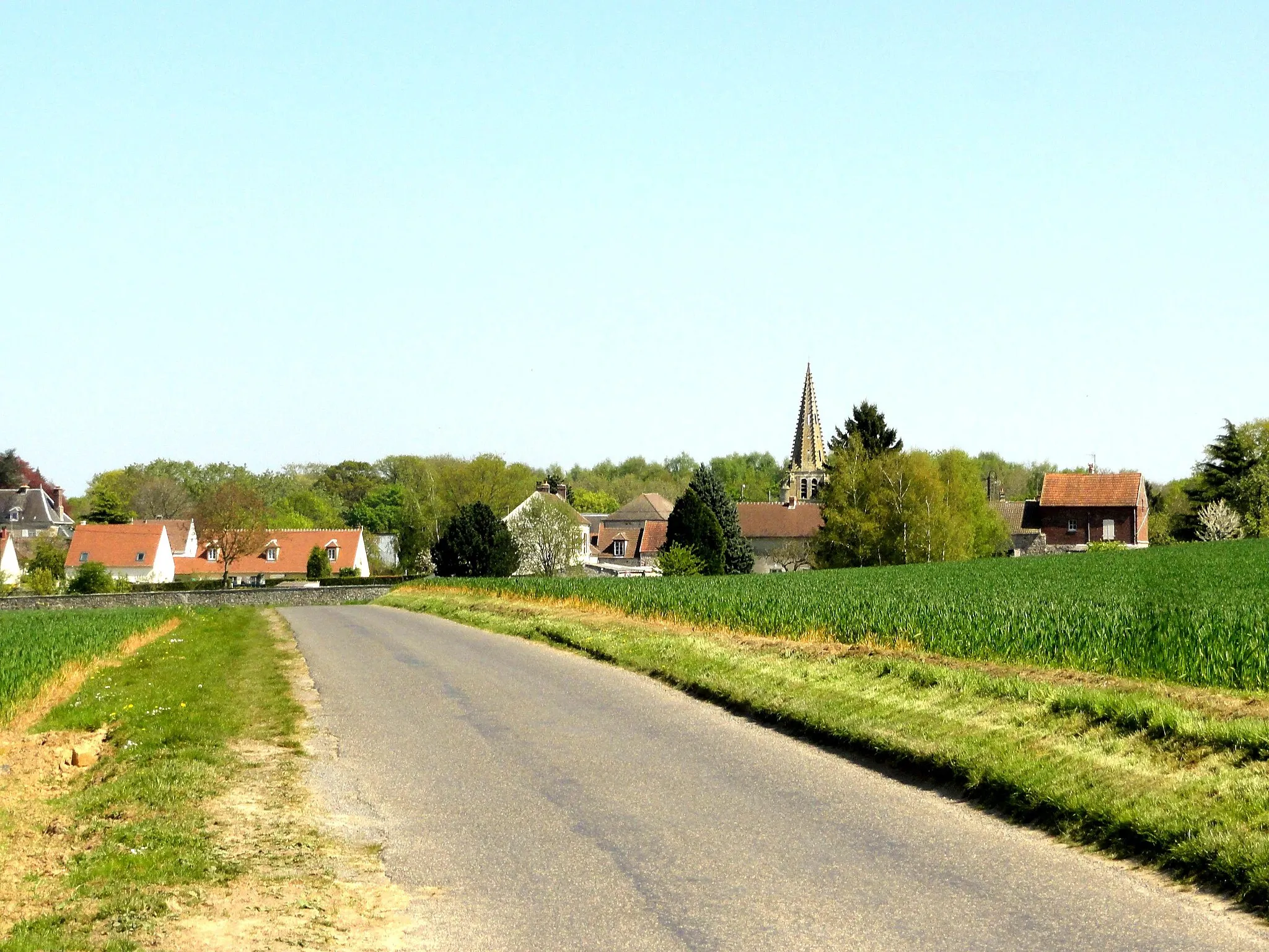 Photo showing: Vue sur Fresnoy depuis l'ouest.