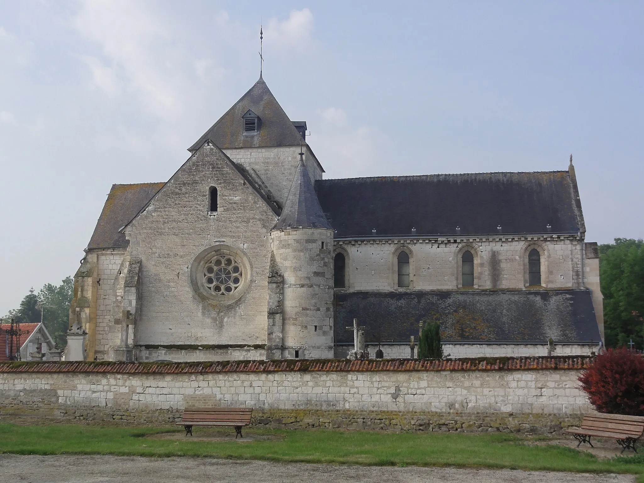 Photo showing: Brienne-sur-Aisne (Ardennes) Église Saint-Jean-Baptiste