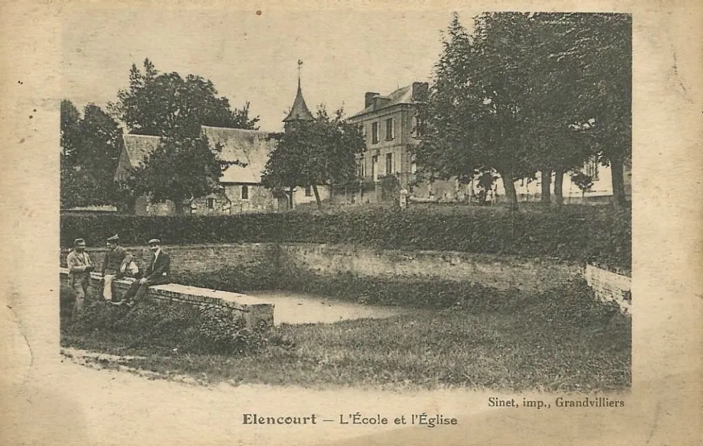 Photo showing: Carte postale du village vers 1910