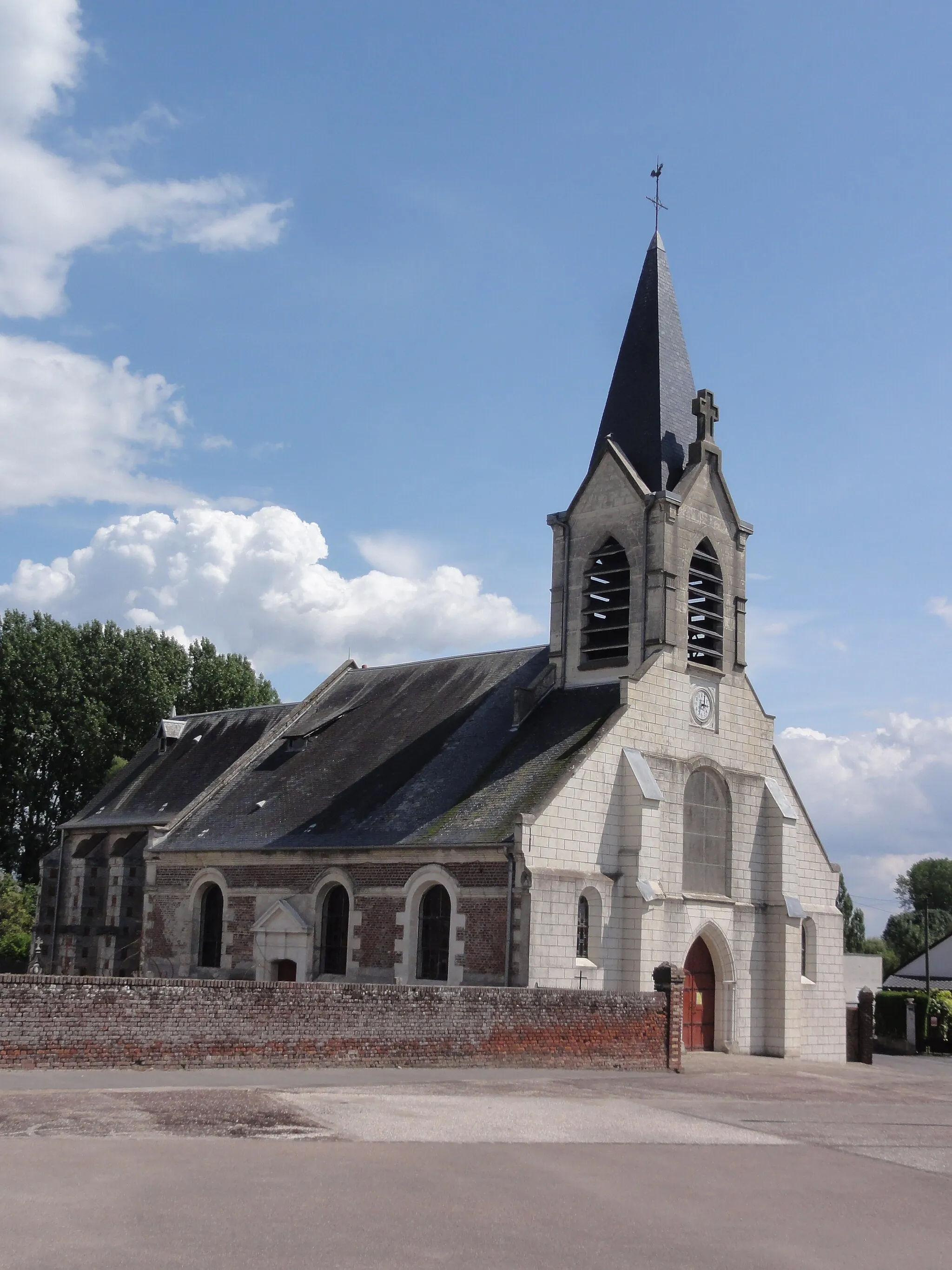 Photo showing: Abbécourt (Aisne) Église Saint-Jean-Baptiste