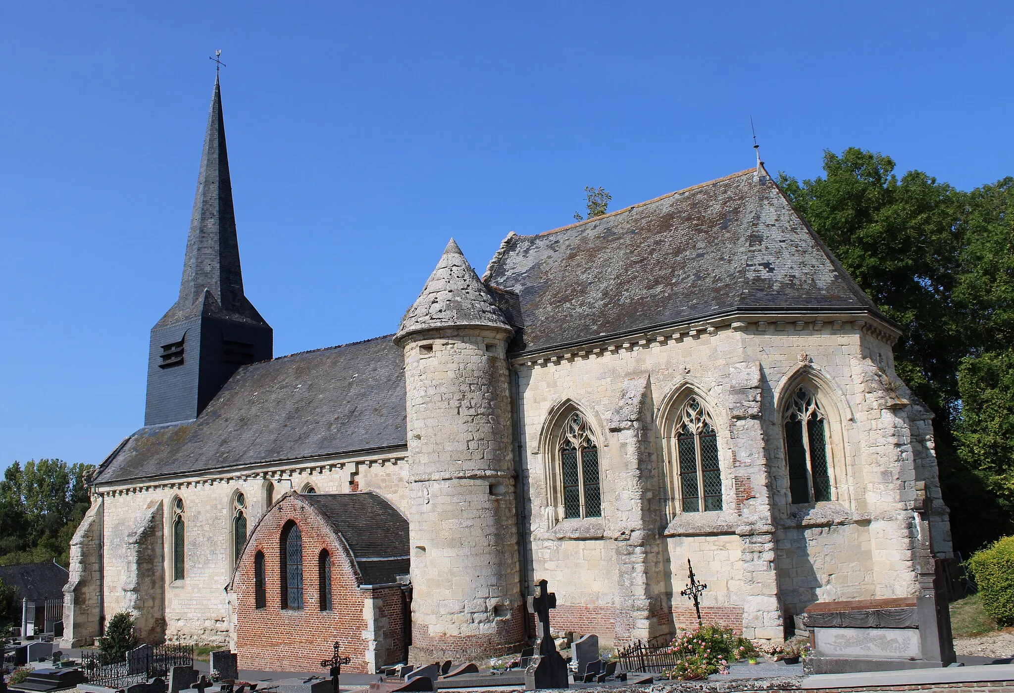 Photo showing: Eglise Saint-Médard d 'Agnicourt