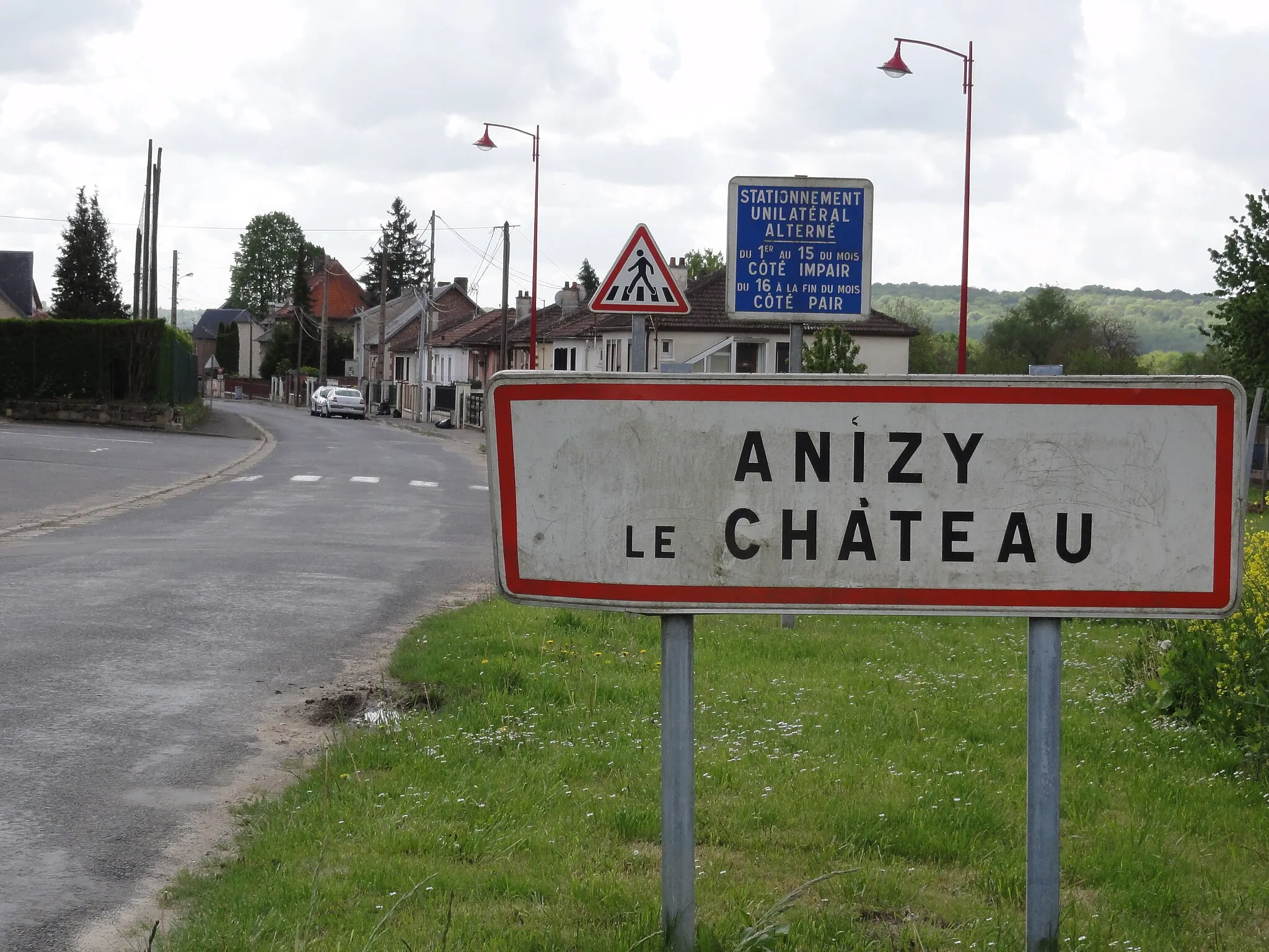 Photo showing: Anizy-le-Château (Aisne) city limit sign