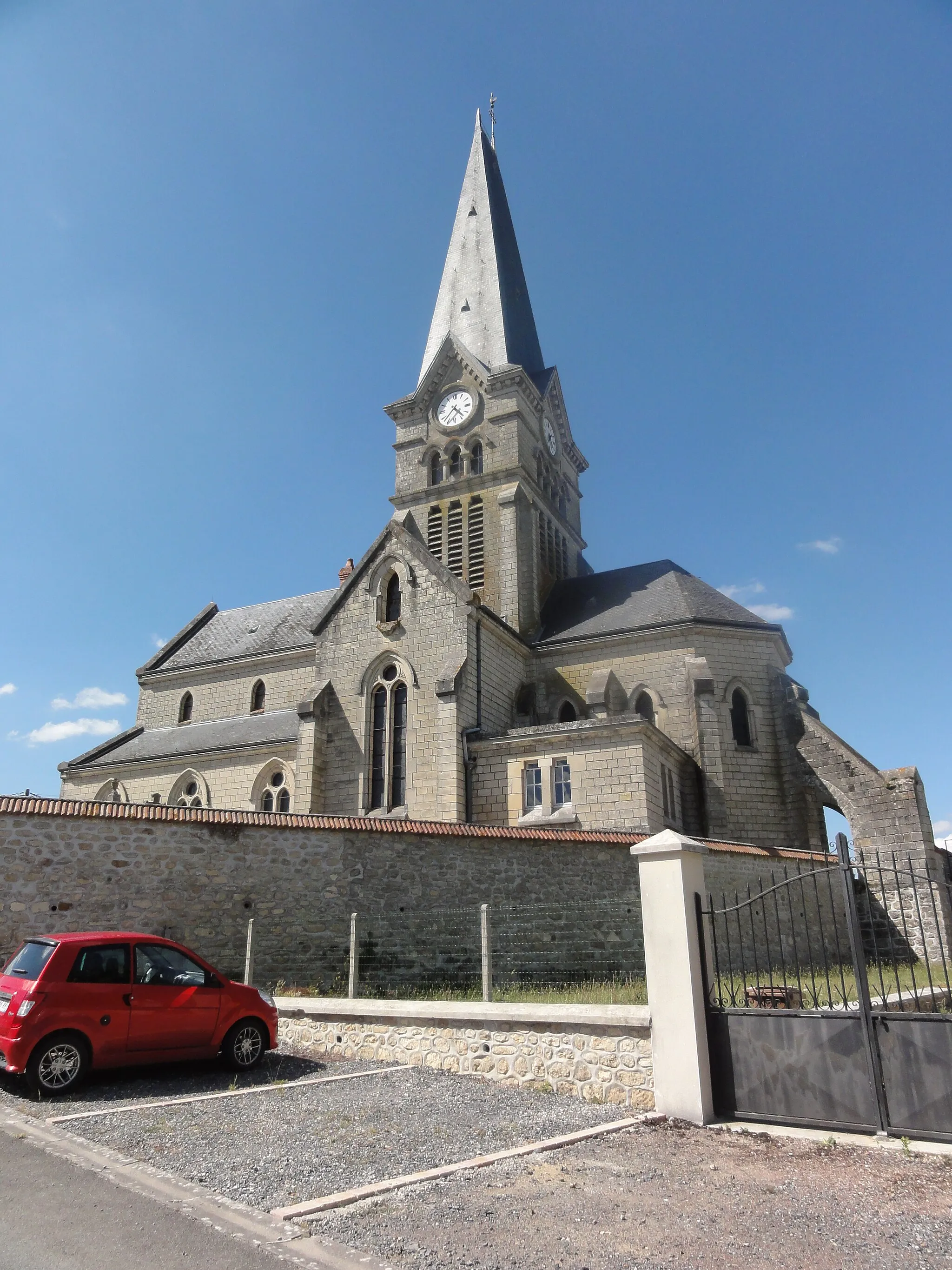 Photo showing: Berrieux (Aisne) église