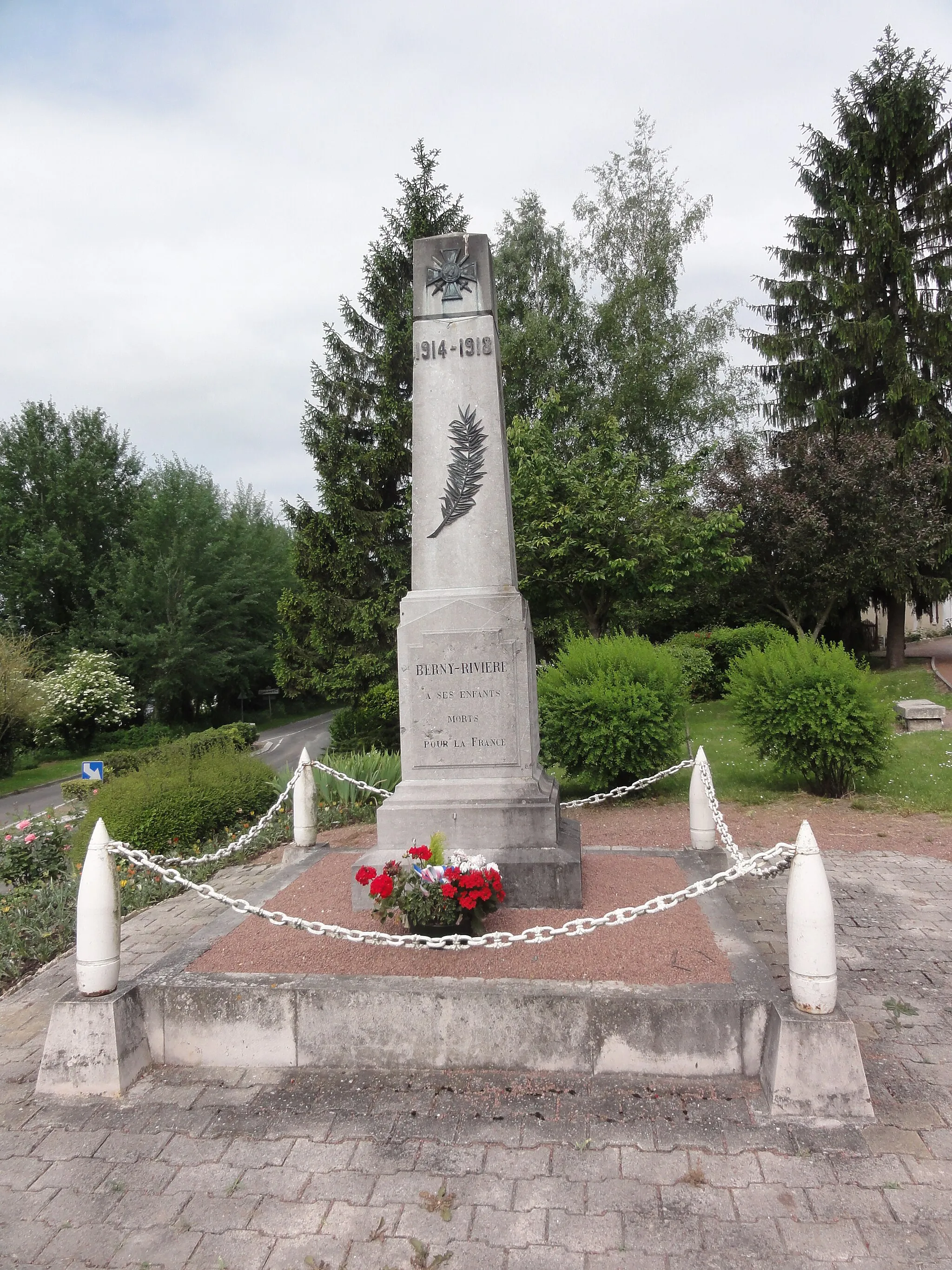 Photo showing: Berny-Rivière (Aisne) Monument aux morts