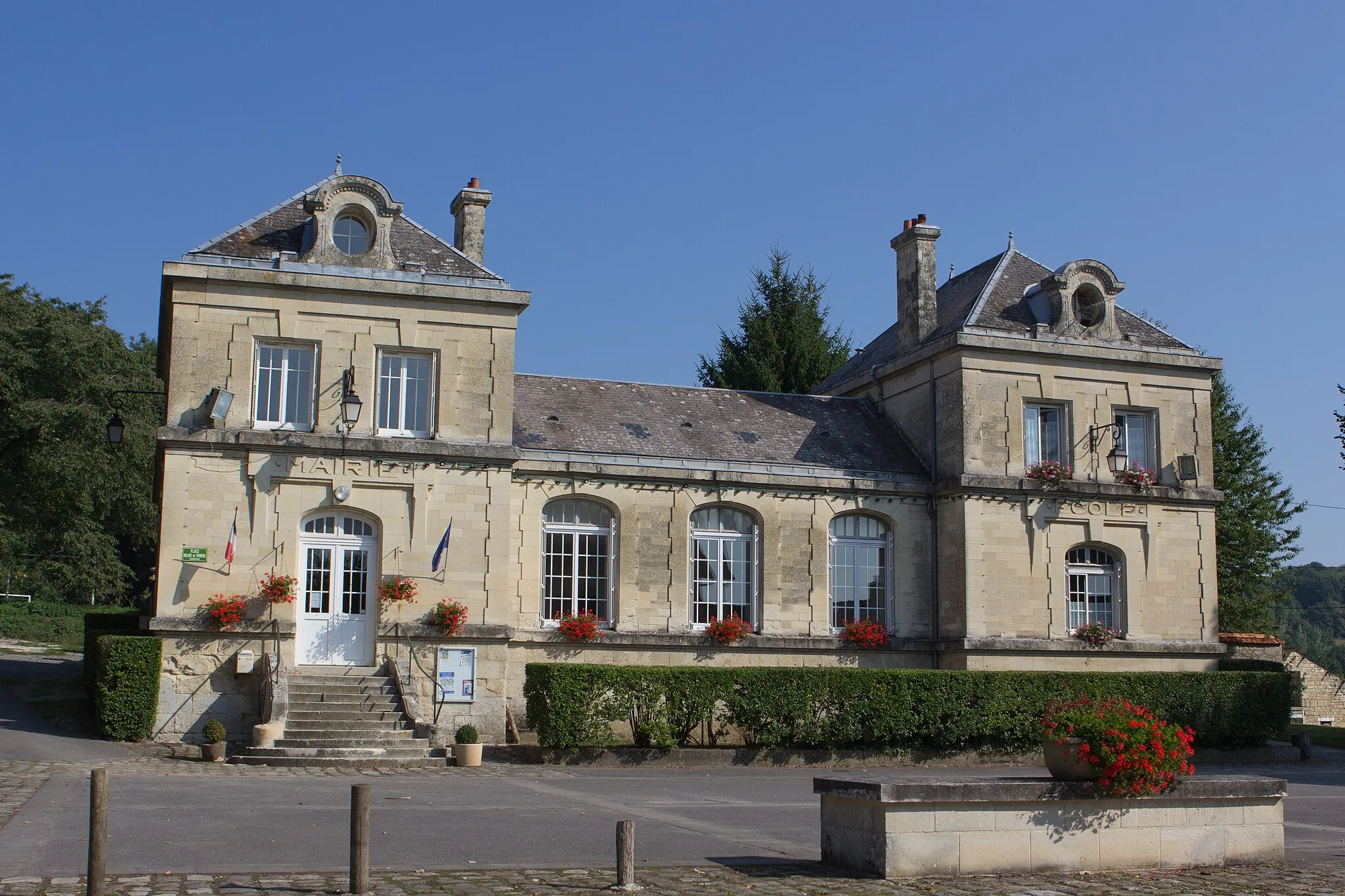 Photo showing: Mairie de Bouconville-Vauclair, Bouconville-Vauclair, Aisne, France