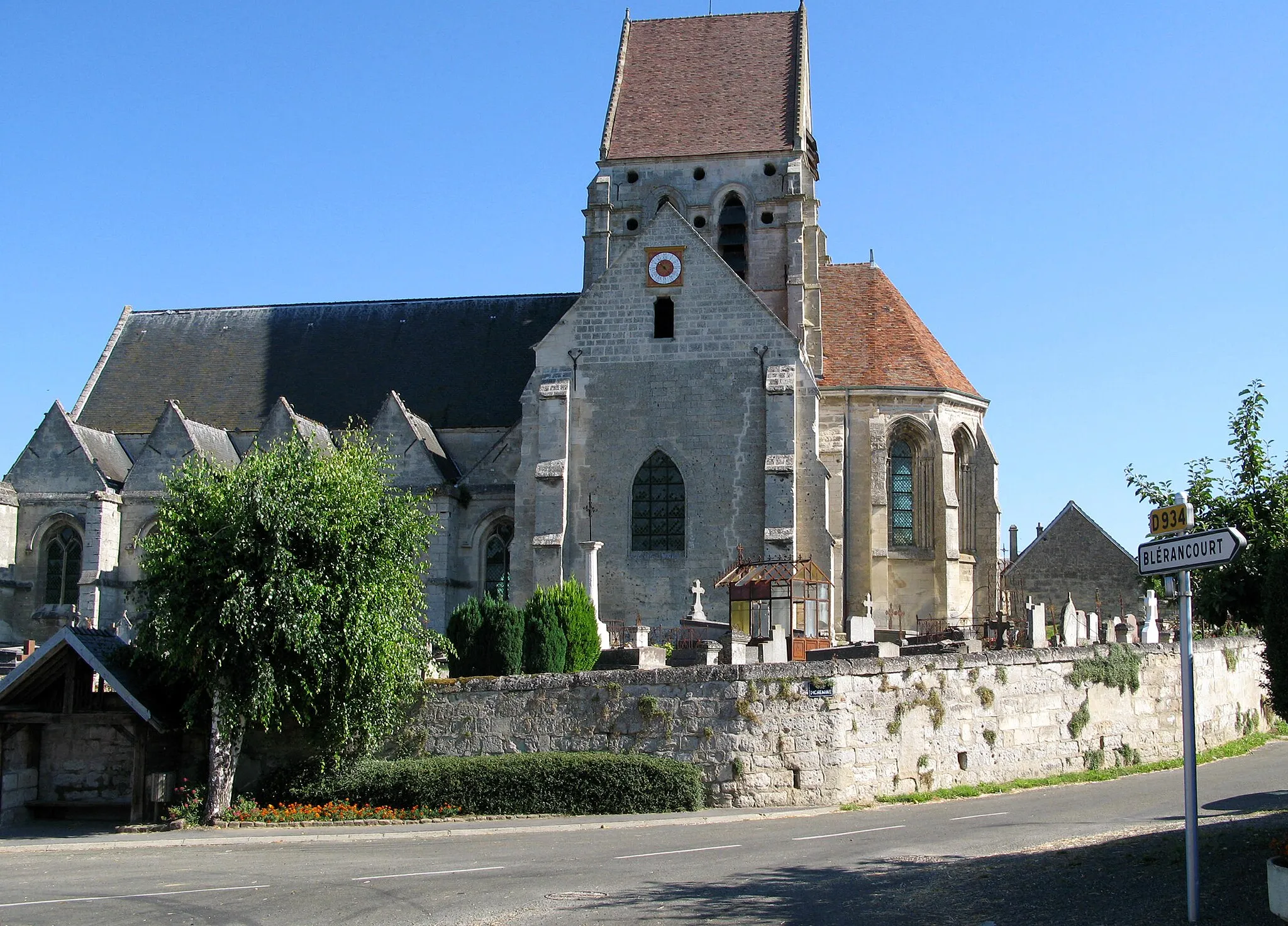 Photo showing: Camelin (Aisne, France) -
L'église.
.