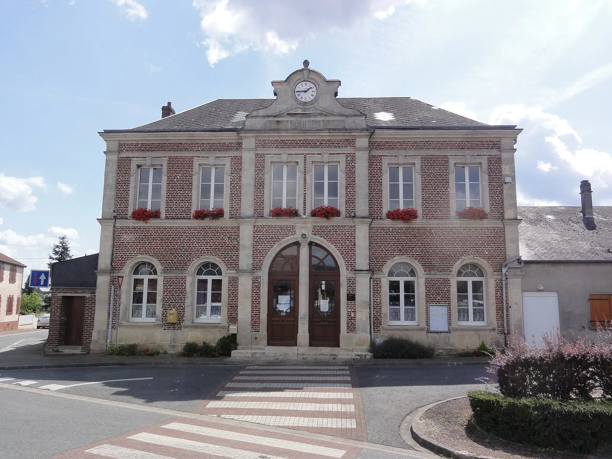 Photo showing: Caillouël-Crépigny (Aisne) mairie