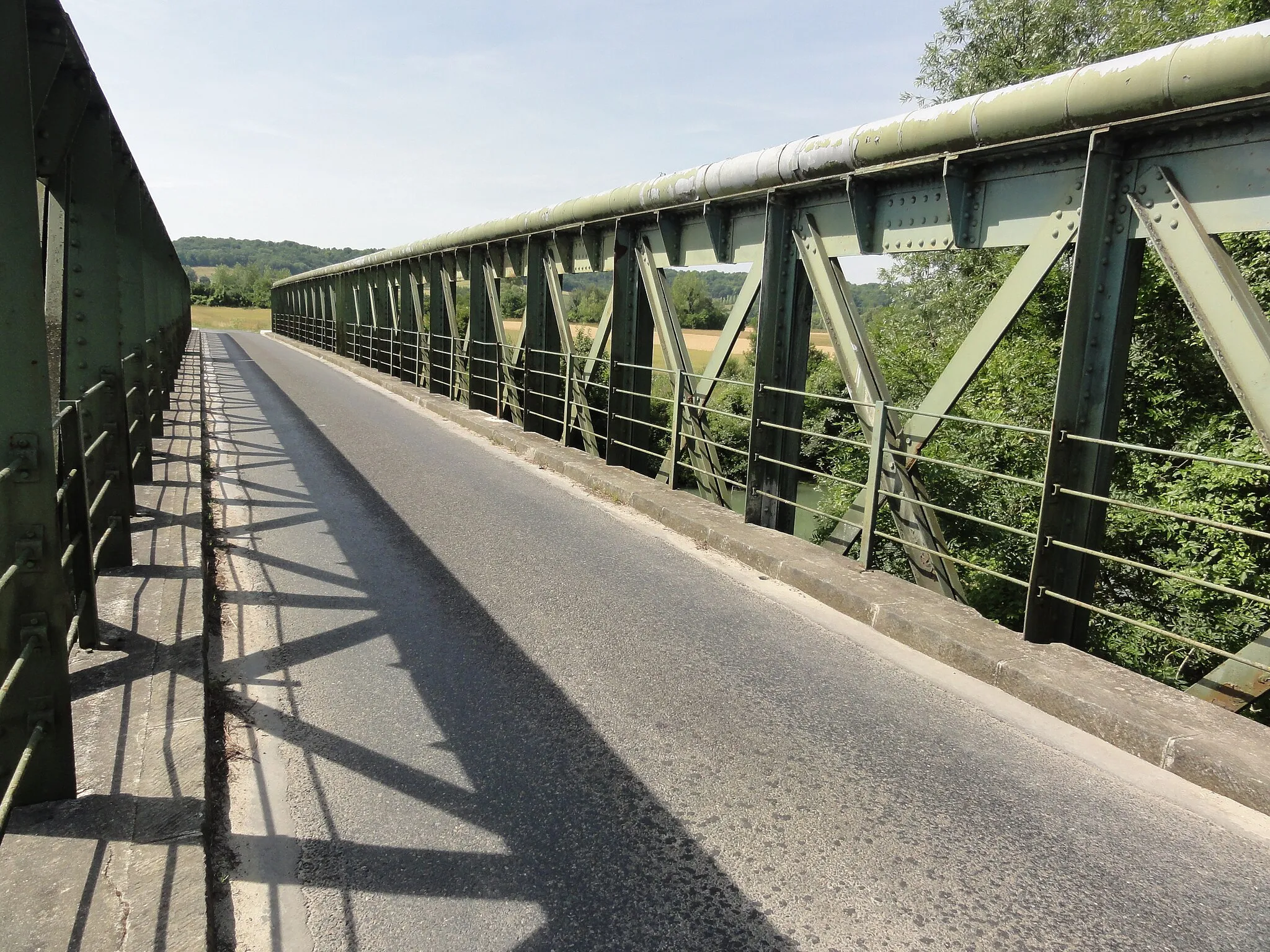 Photo showing: Chavonne (Aisne) pont de l'Aisne