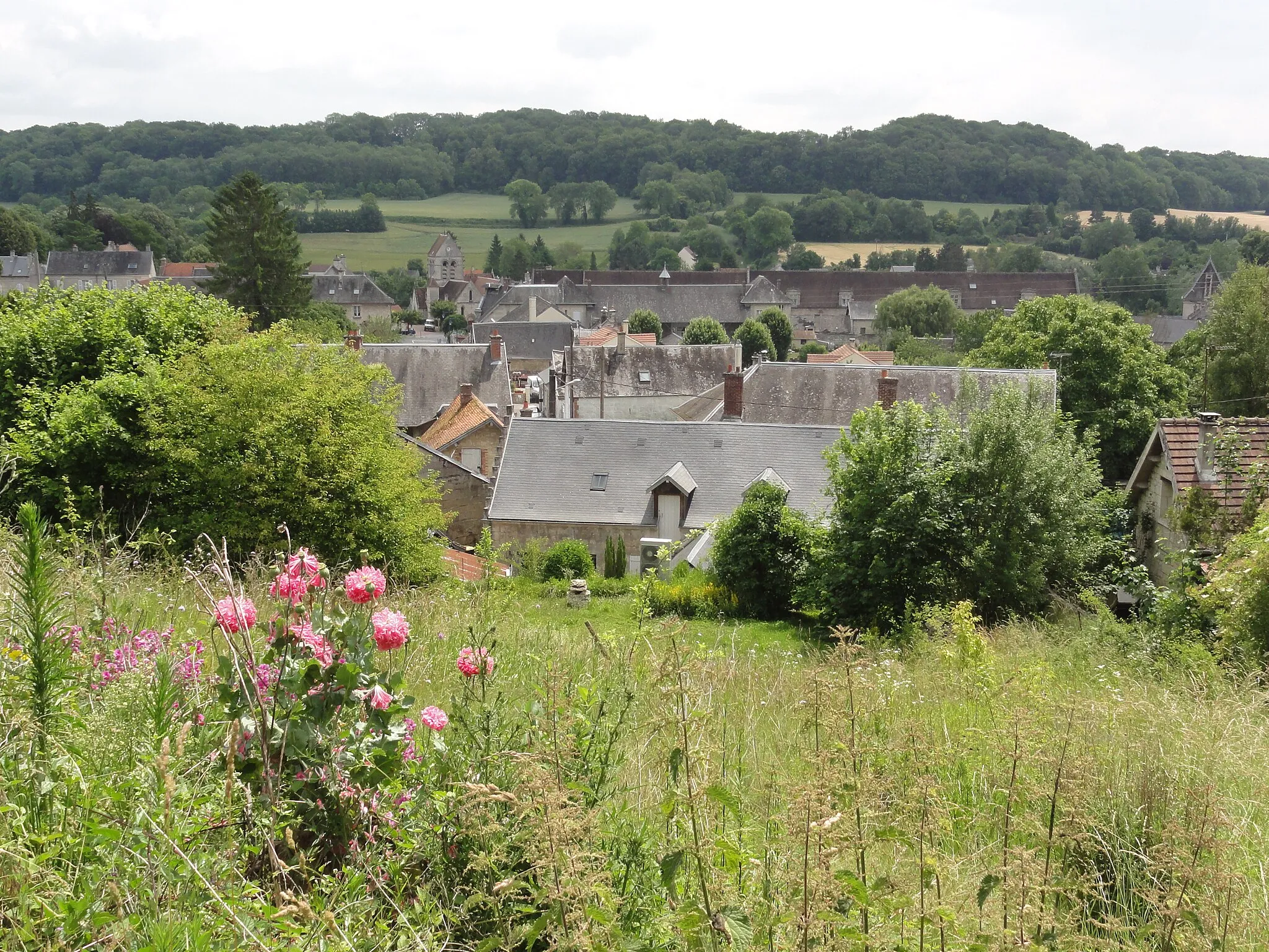 Photo showing: Cœuvres-et-Valsery (Aisne) vue du village