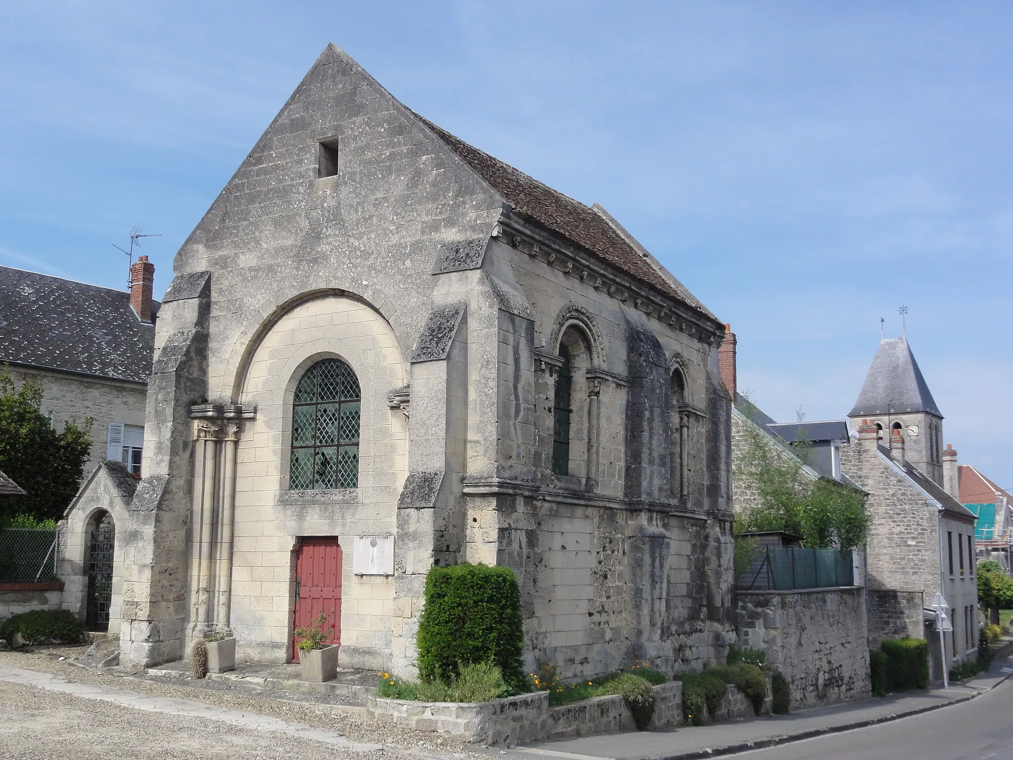 Photo showing: Chapelle de l'ancien prieuré de Saint-Ouen à Condé-sur-Aisne